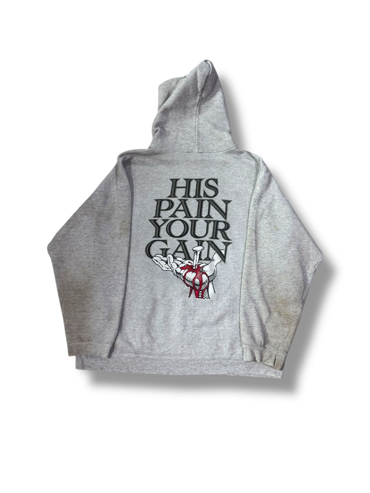 Vintage *RARE* 90s VINTAGE LORD’S GYM GOD BODYBUILDING HOODIE TULTEX Size US XL / EU 56 / 4 - 7 Thumbnail