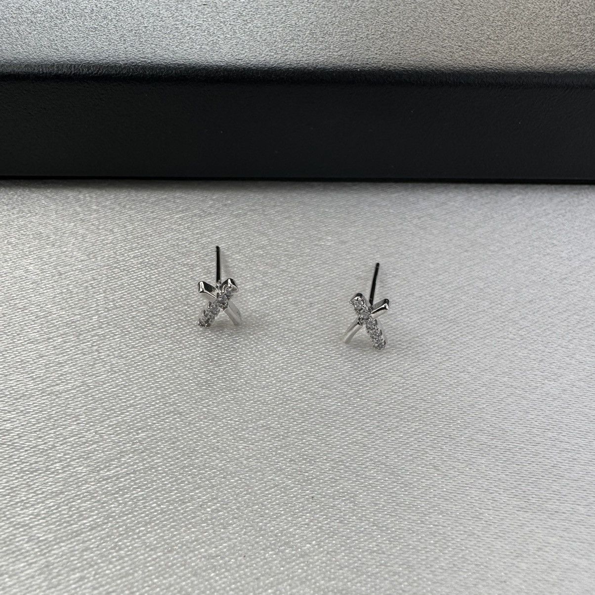 Designer Small Tiny CZ Stud Earrings for Women Size ONE SIZE - 1 Thumbnail