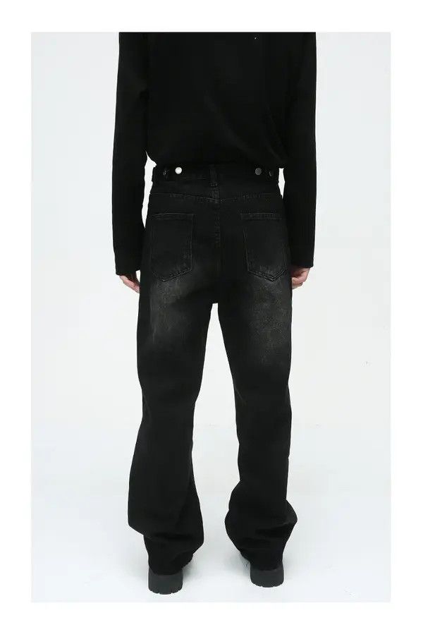 Japanese Brand Minami x Mita Simple loose casual straight washed jeans Size US 32 / EU 48 - 3 Thumbnail
