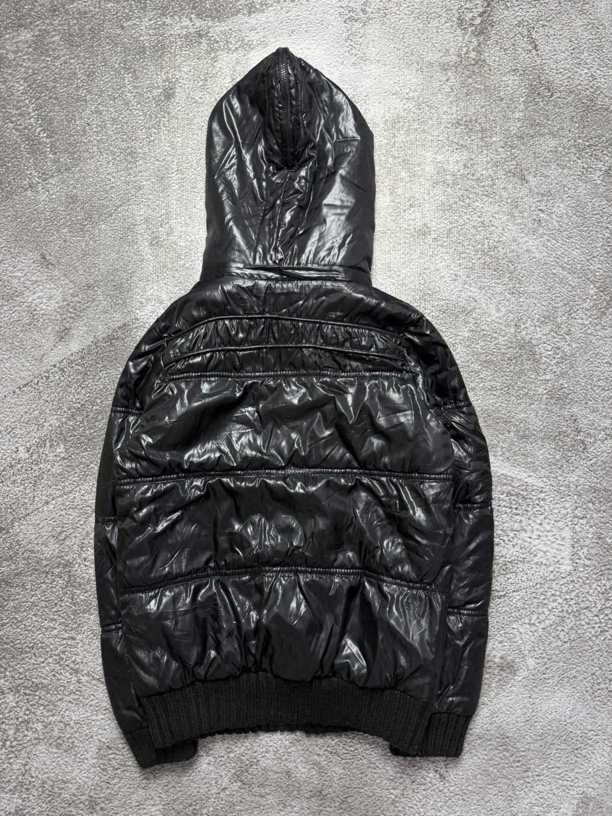 Yohji Yamamoto First Double Zipper Puffer Hoodie Ifsixwasnine Lgb Styled Size US M / EU 48-50 / 2 - 2 Thumbnail