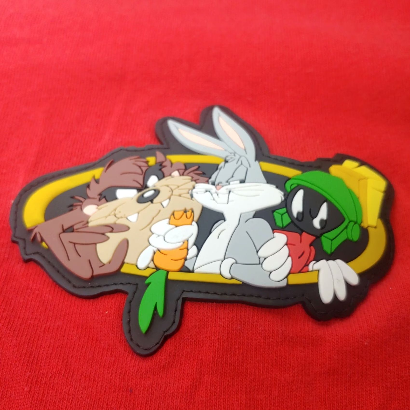 Vintage VINTAGE Warner Brothers Studio Store Shirt M Bugs Bunny Taz Marvin The Martian 90s Cartoon Red Shirt Mens Size US M / EU 48-50 / 2 - 5 Thumbnail
