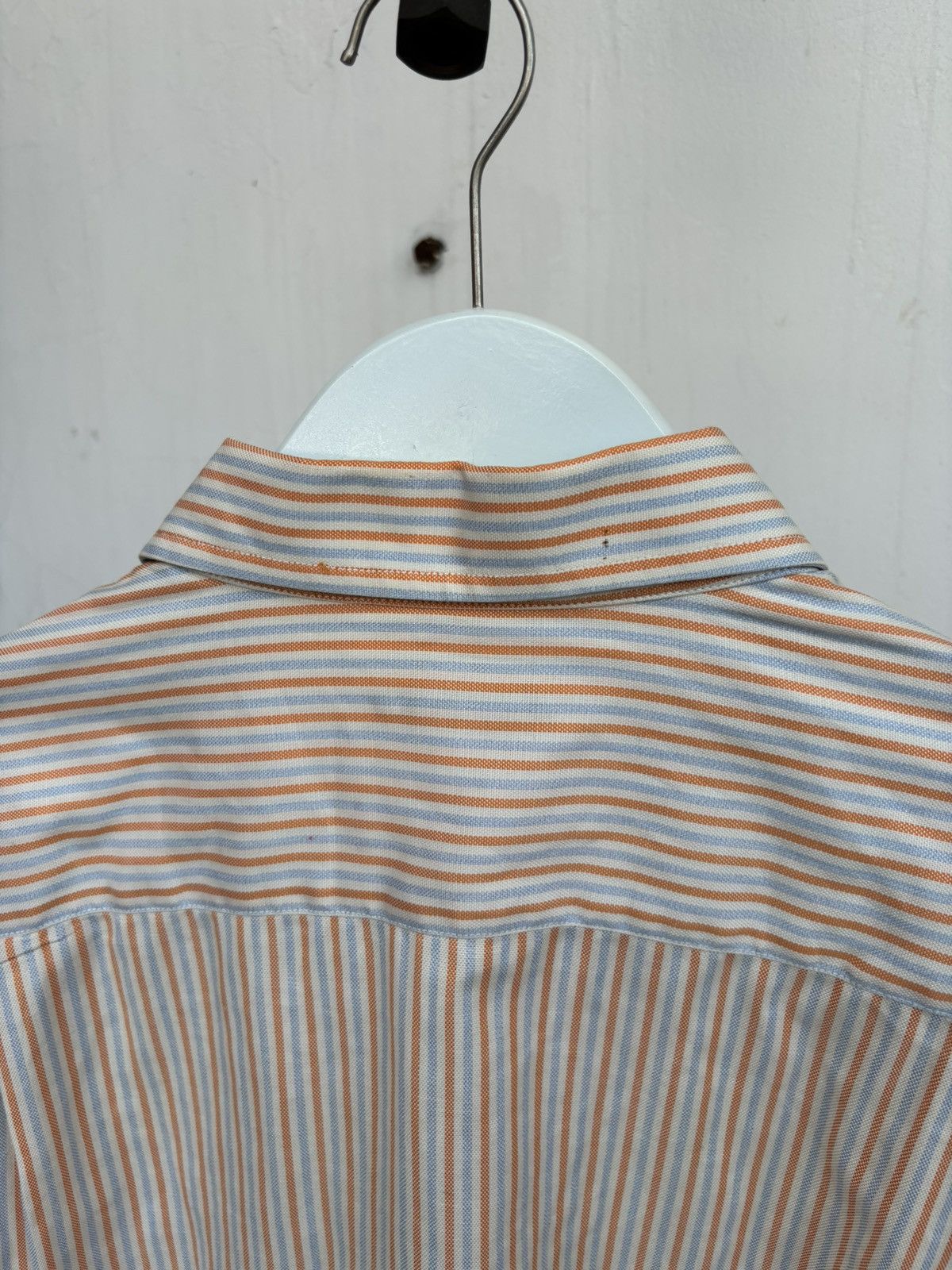 Loro Piana Striped Cotton Shirt Size US XL / EU 56 / 4 - 7 Thumbnail