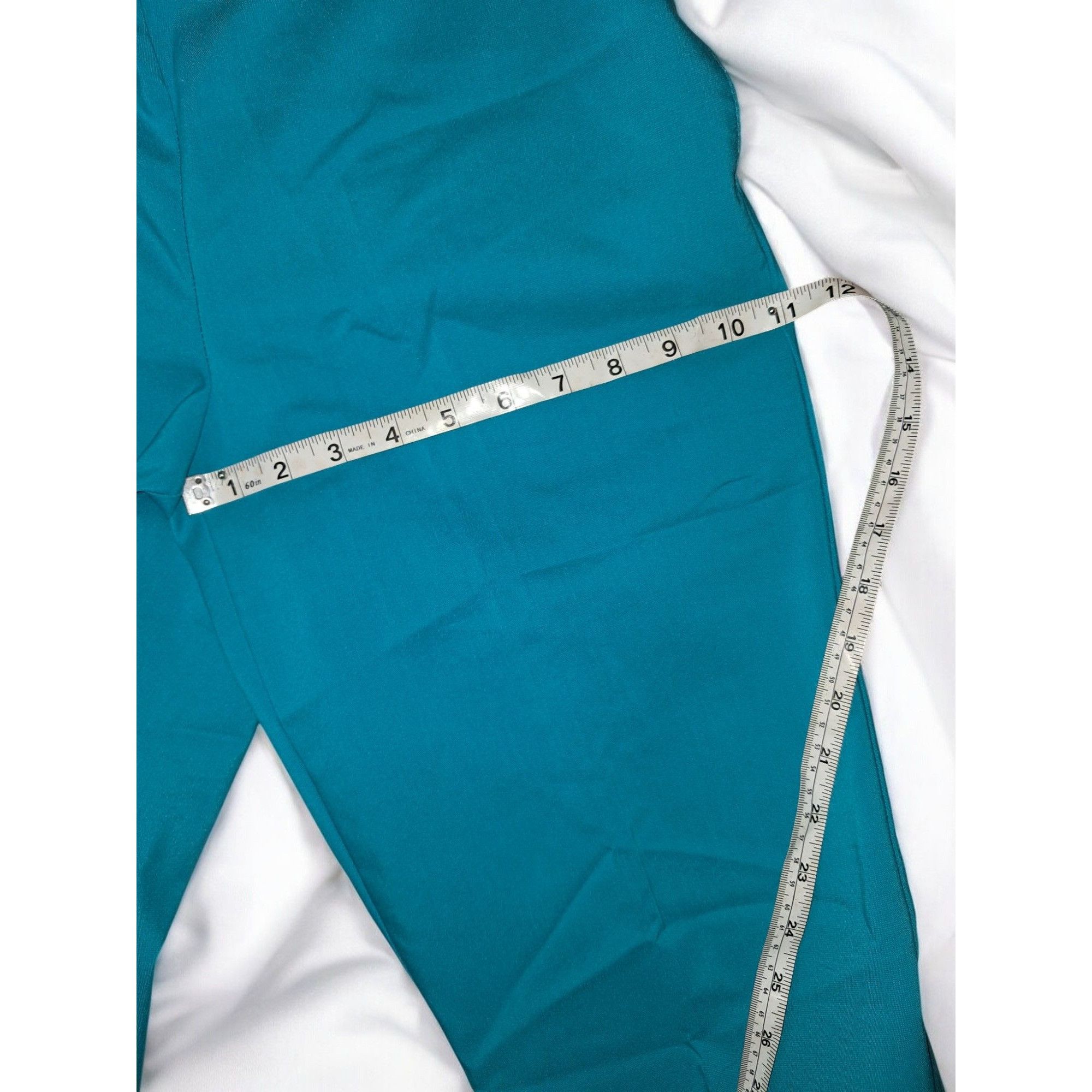 Other Alfred Dunner Teal Classic Fit Size 6P Capri Pant Size 28" / US 6 / IT 42 - 11 Thumbnail