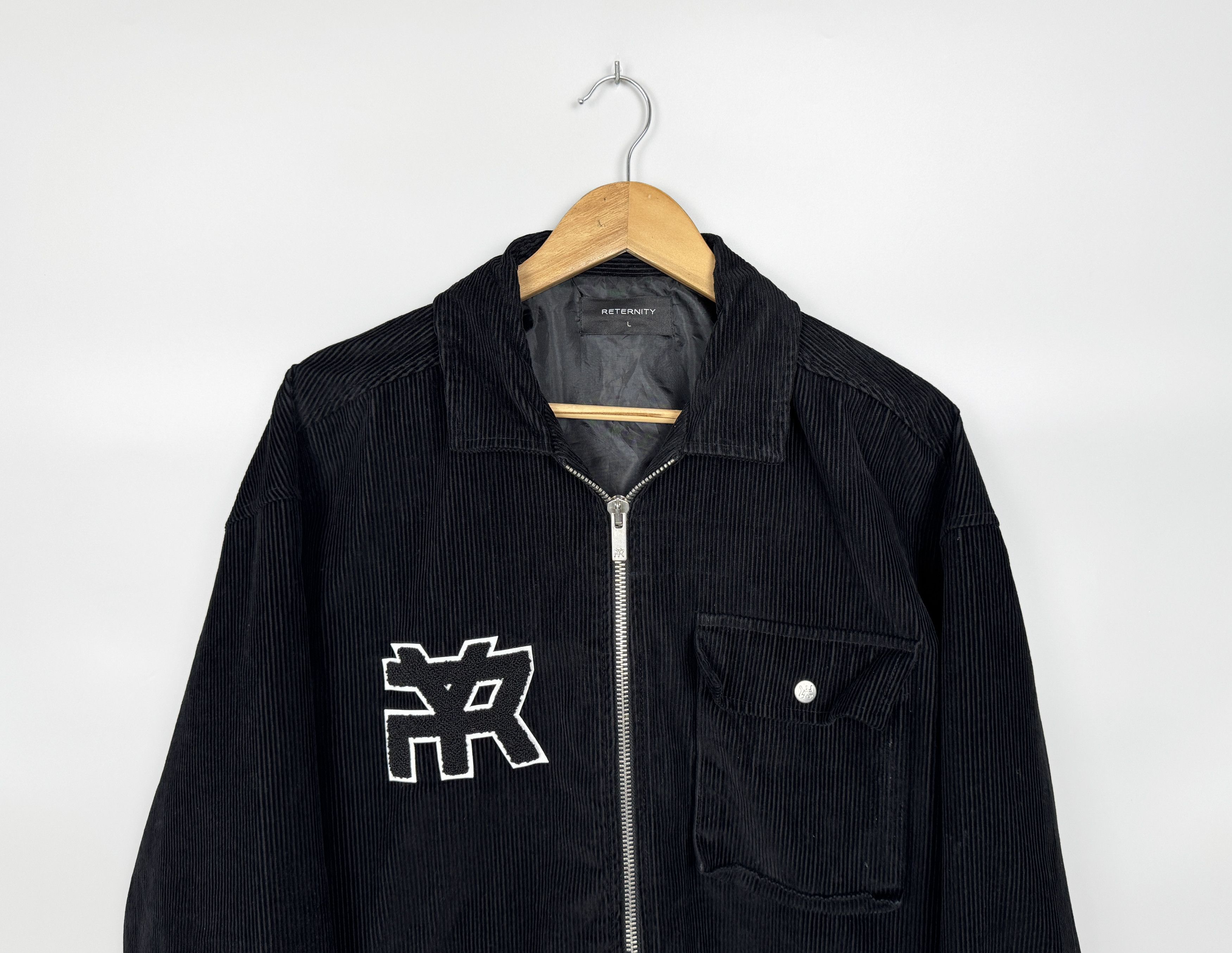 Other Reternity Velvet Corduroy Black Jacket Size US L / EU 52-54 / 3 - 2 Thumbnail