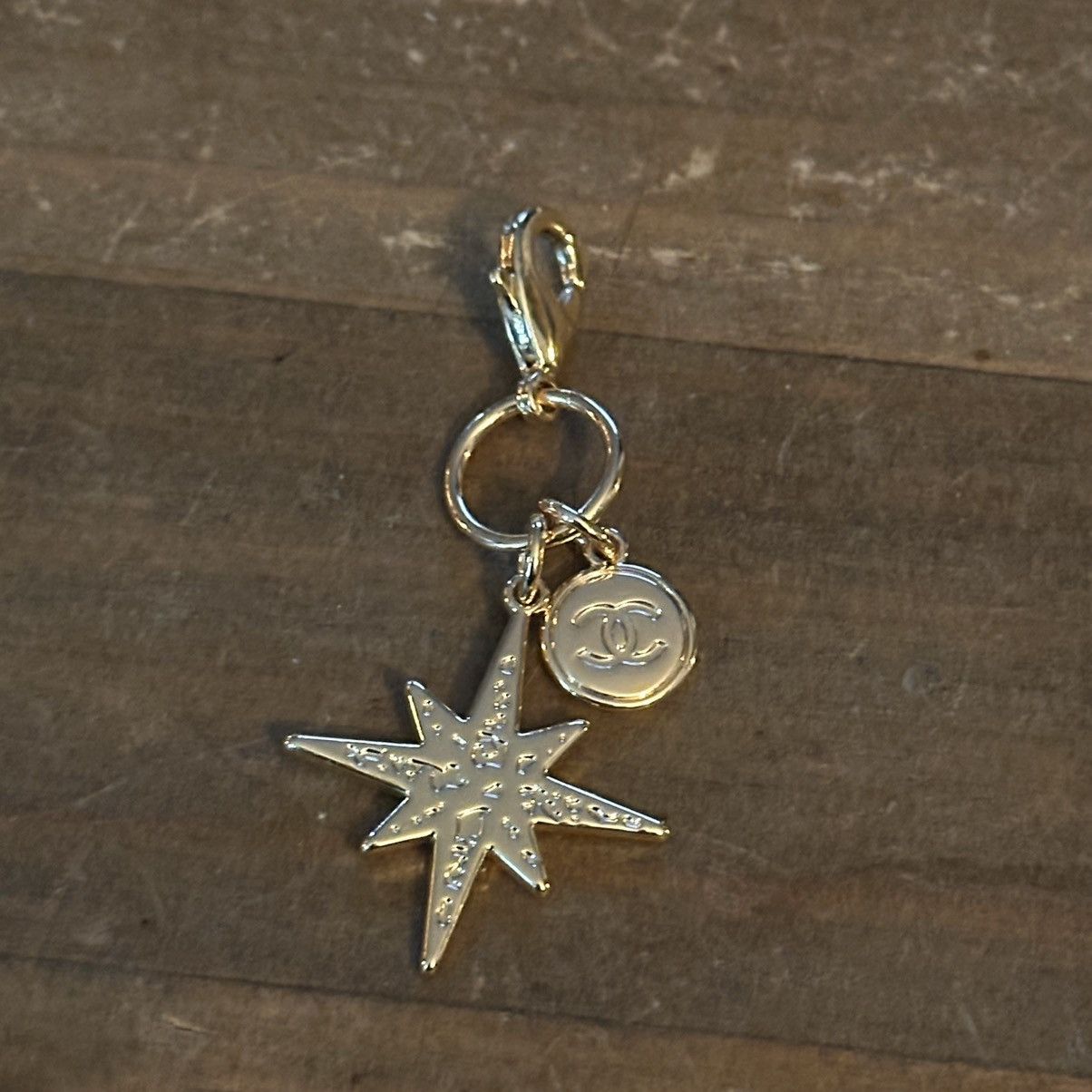 Authentic Chanel on sale star charm