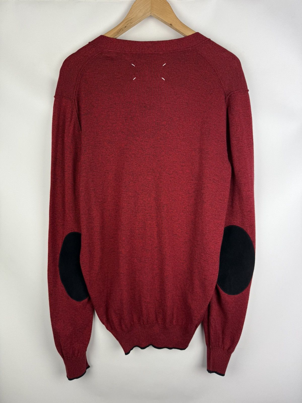 Maison Margiela Maison Margiela Button Front Elbow Patches Cardigan Sweater Size US XL / EU 56 / 4 - 15 Thumbnail