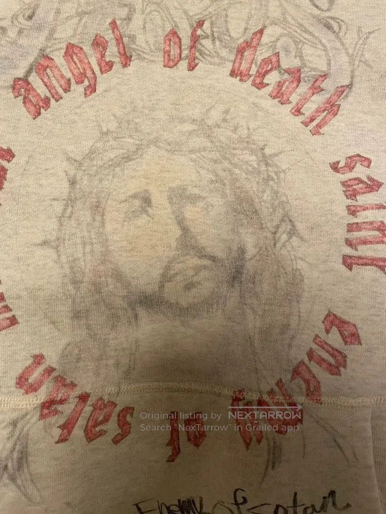 Saint Michael Vintage Saint Michael Graffiti Hoodie. Size US L / EU 52-54 / 3 - 3 Thumbnail