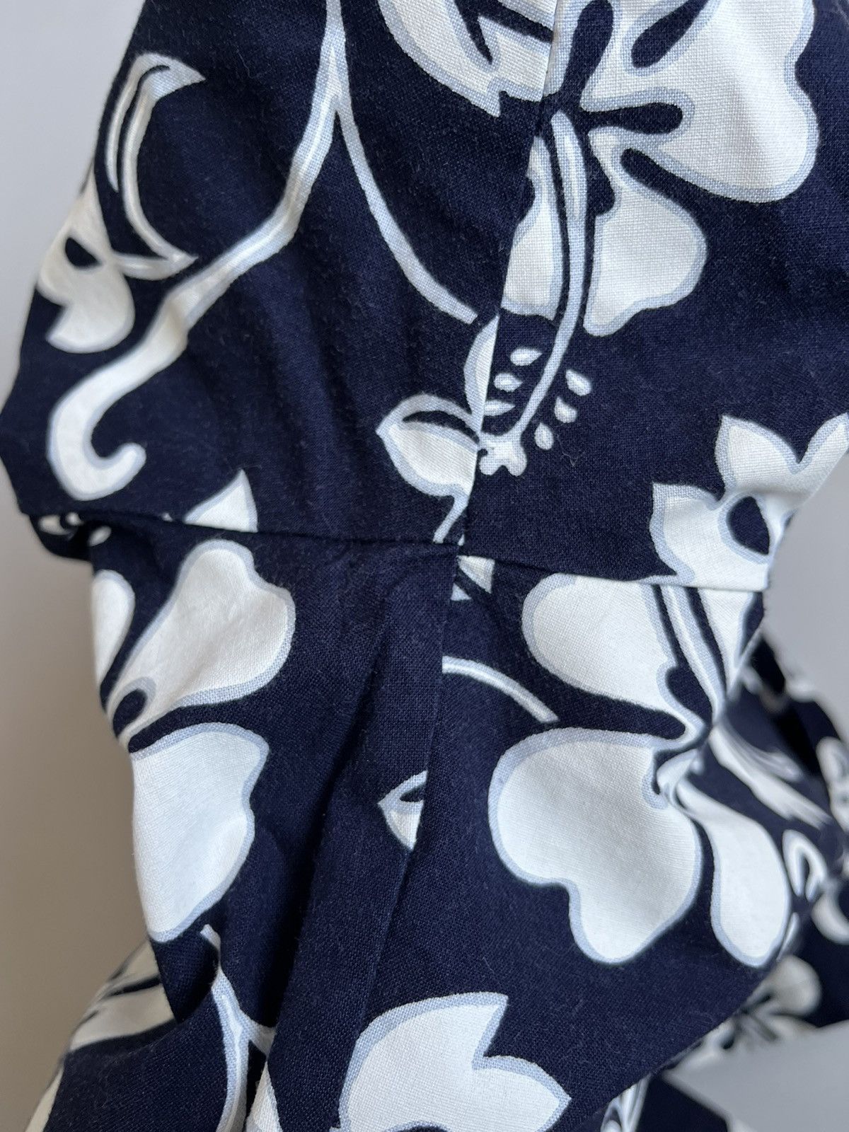 Other Vintage RJC Men Blue Floral Hawaiian Cotton Button Up Shirt Size US L / EU 52-54 / 3 - 18 Thumbnail