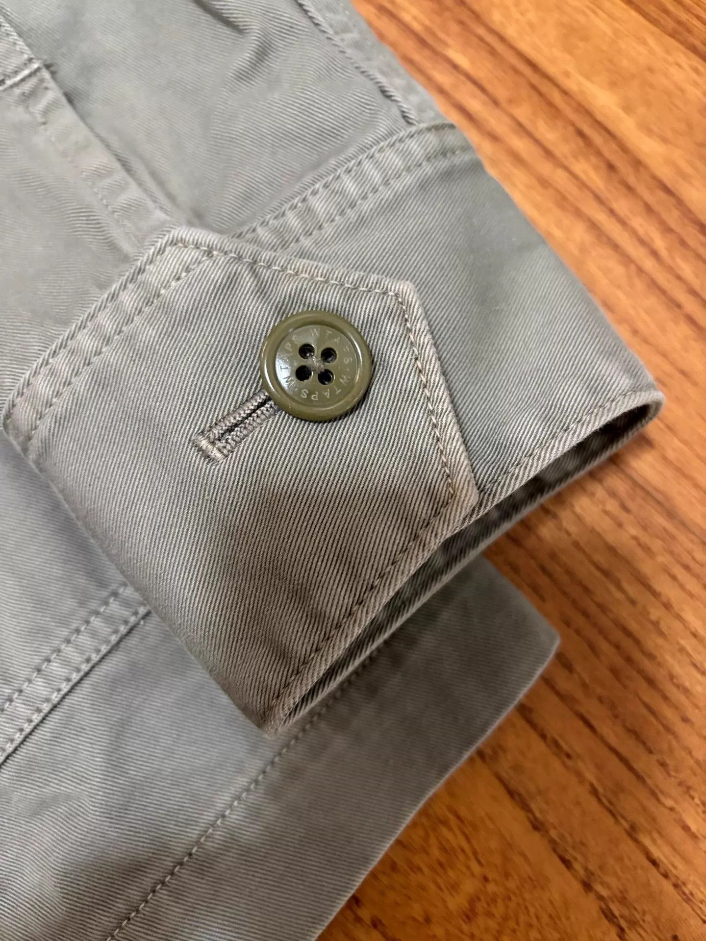 Wtaps WTAPS JUNGLE 13SS OD Light Olive Waxed Wash Shirt Jacket 2 Size US M / EU 48-50 / 2 - 7 Thumbnail