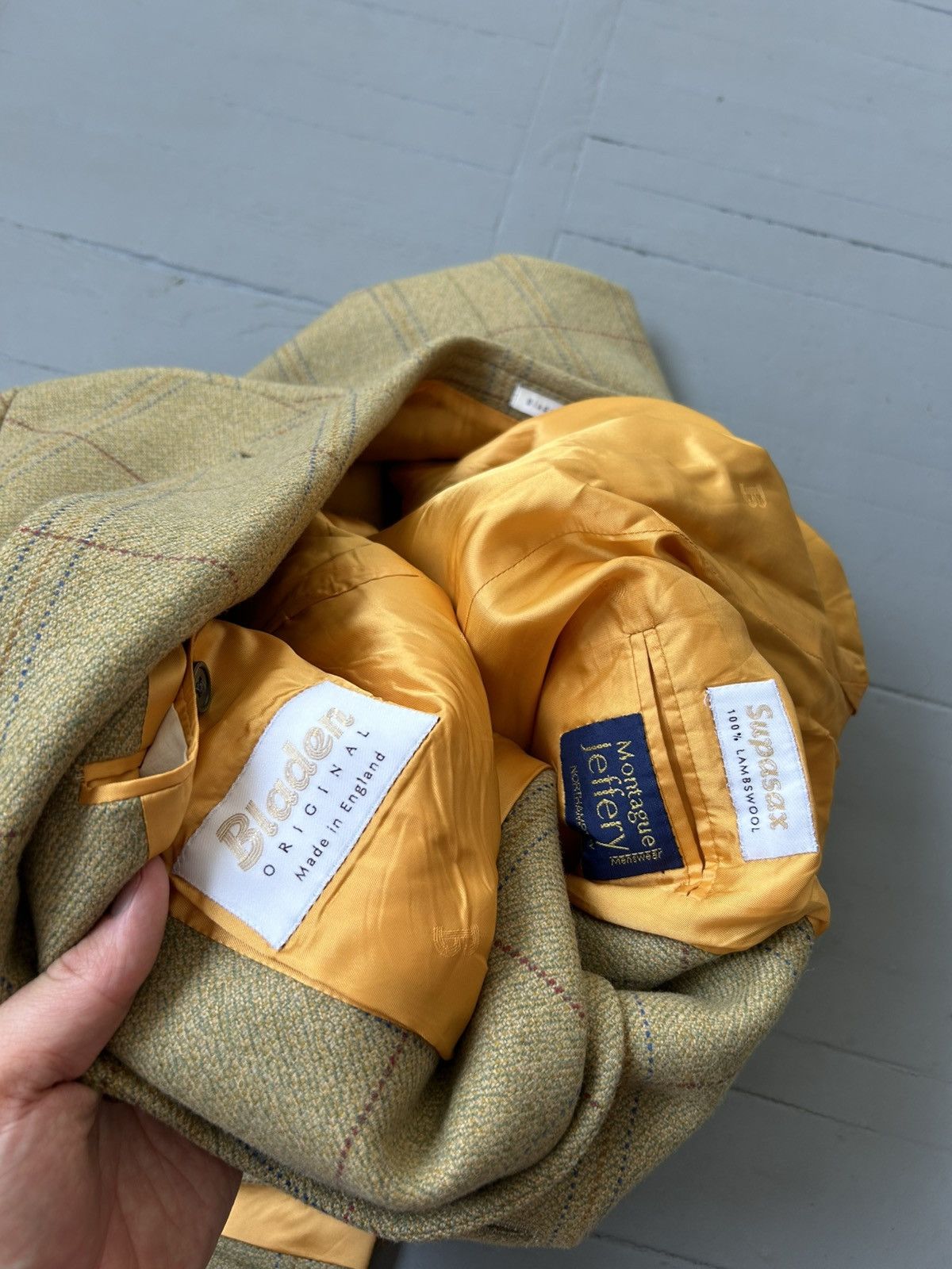 Japanese Brand × Vintage Bladen England original wool blazer Size 46S - 7 Thumbnail