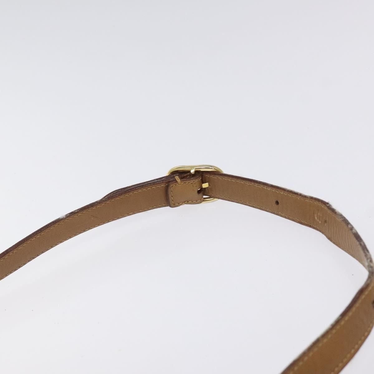 Gucci GUCCI Micro GG Canvas Shoulder Bag Brown Gold Size ONE SIZE - 8 Thumbnail