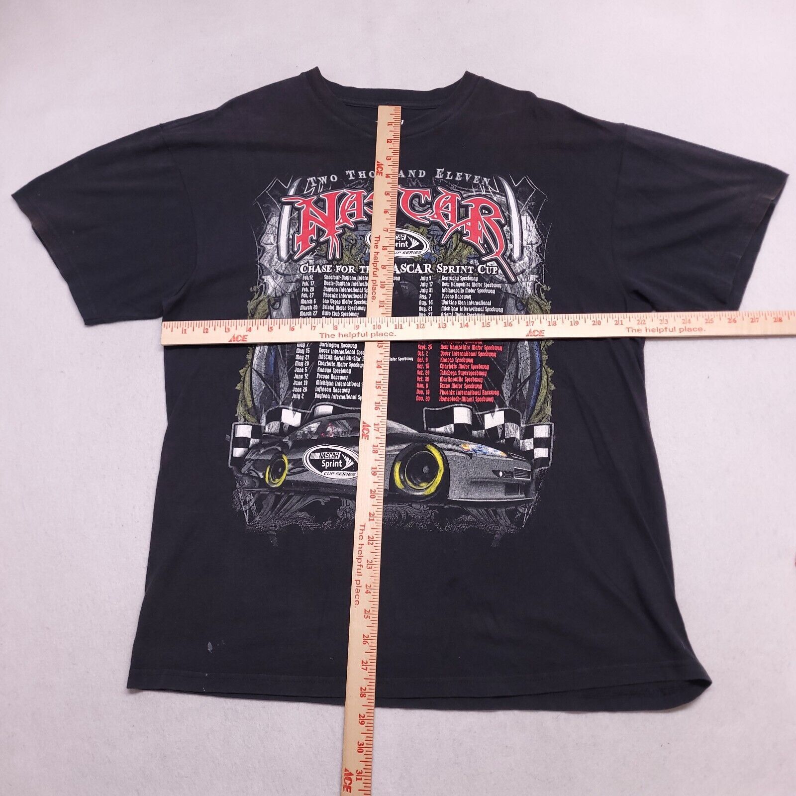 NASCAR Nascar Graphic T-Shirt Adult Mens Size Extra Large XL Black Size US XL / EU 56 / 4 - 7 Thumbnail