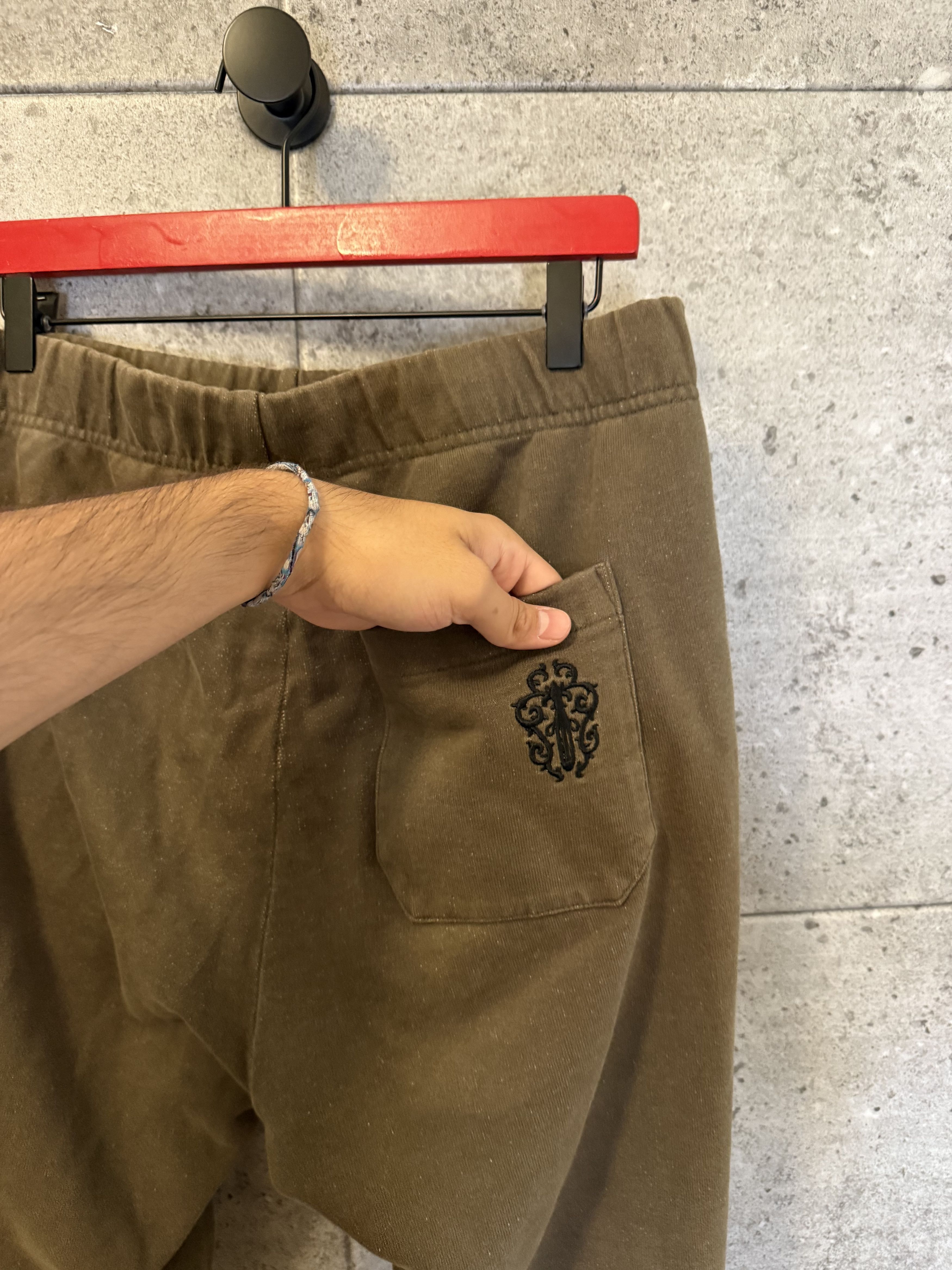 Chrome Hearts Chrome hearts y not embroidered sweatpants Size US 34 / EU 50 - 4 Thumbnail
