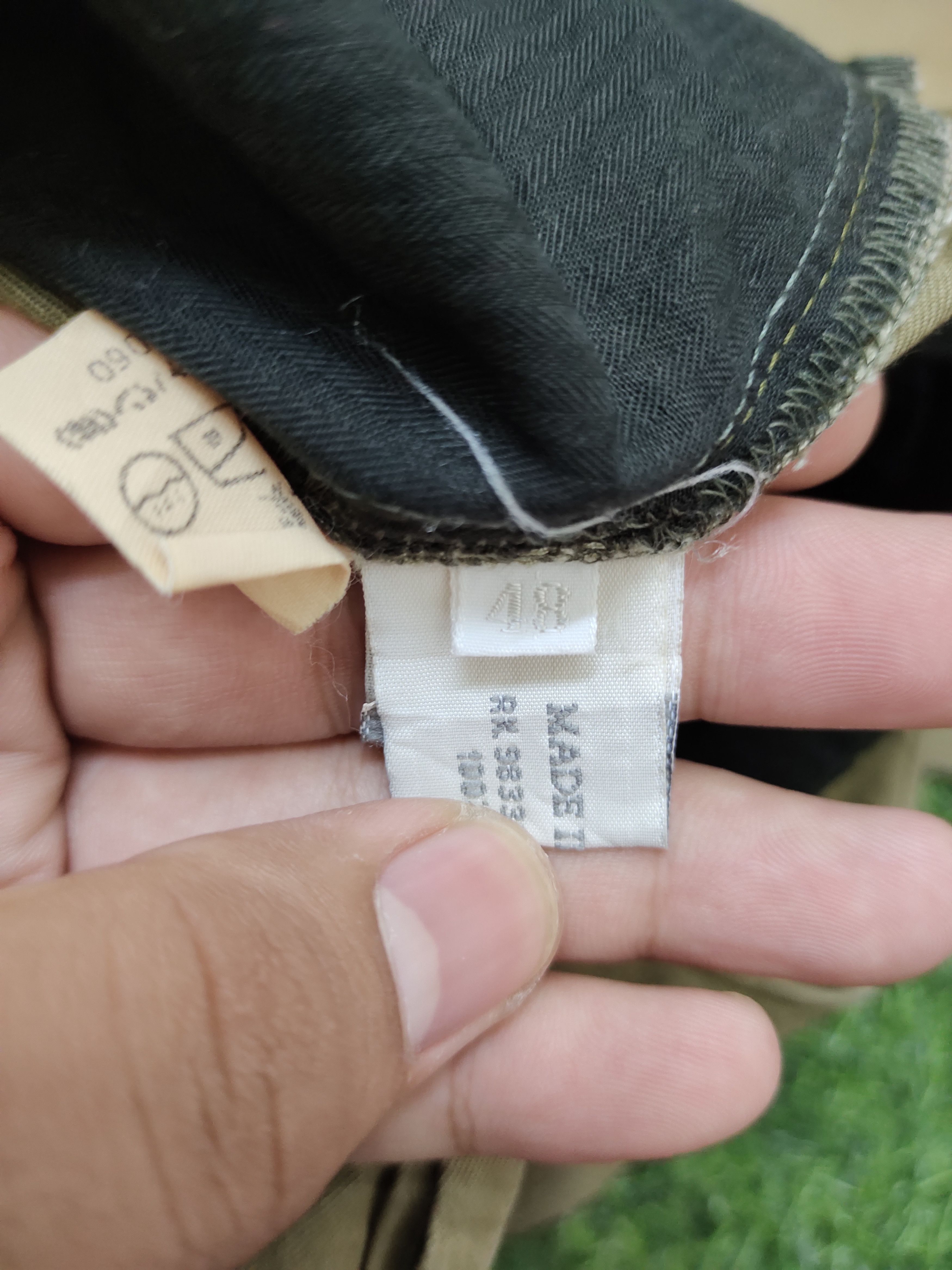 Miu Miu Miu Miu Olive Green Faded Trouser Pants Size US 30 / EU 46 - 18 Thumbnail
