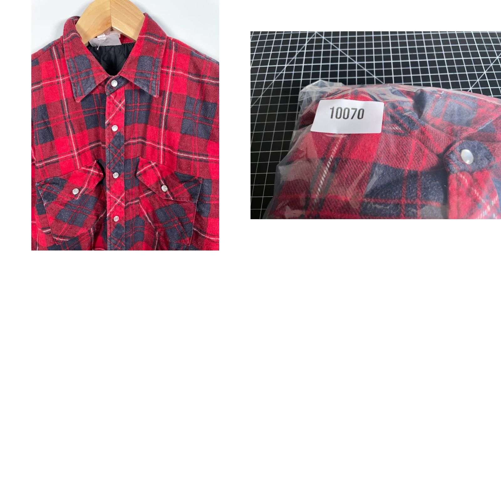 Vintage VINTAGE Hunting Club Flannel Shirt Jacket Mens M Red Plaid Pearl Snap Shacket Size US M / EU 48-50 / 2 - 9 Thumbnail