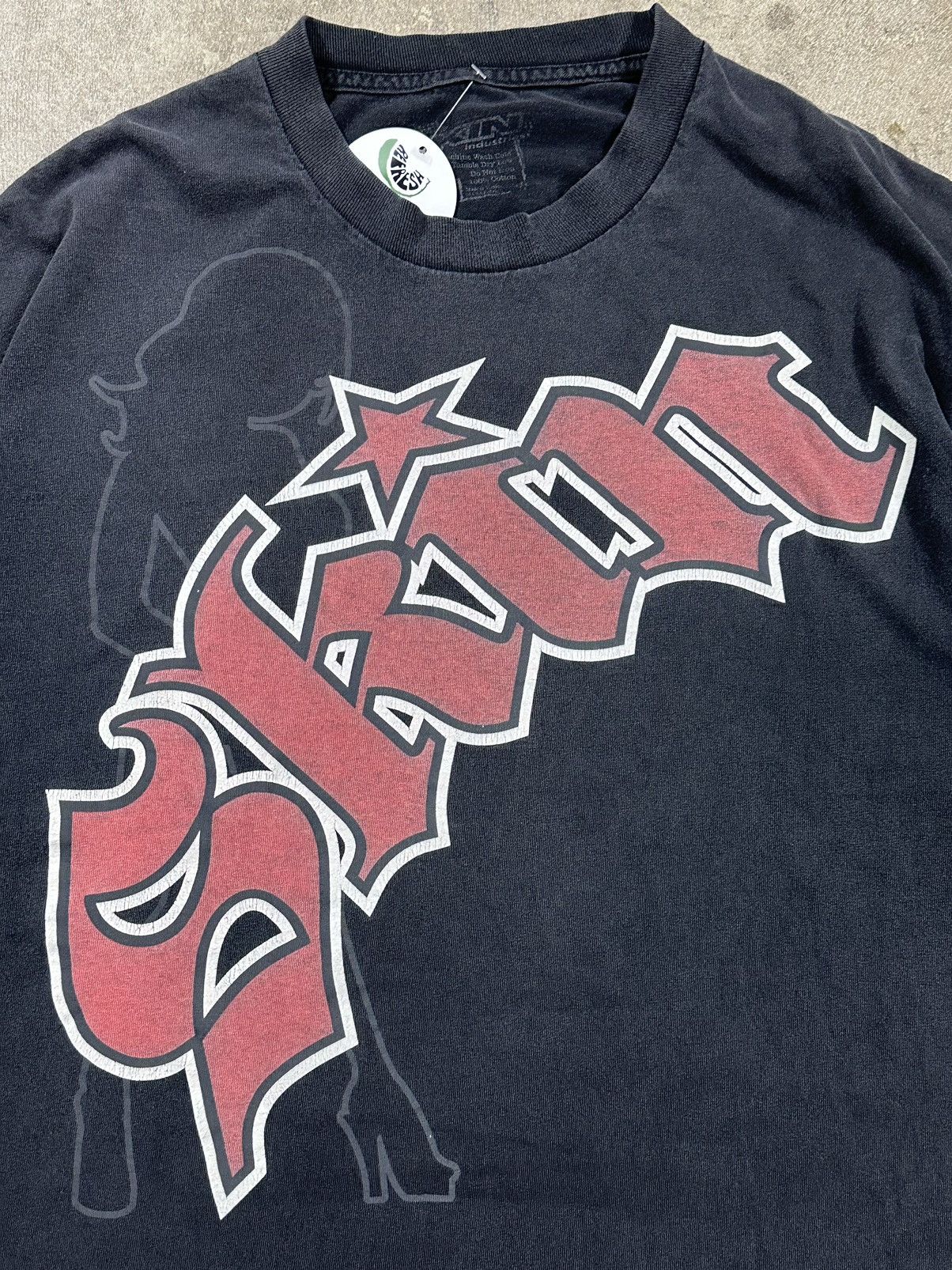 Affliction Crazy Y2K Skin Industries Big Print Logo T-Shirt Size US XL / EU 56 / 4 - 5 Thumbnail