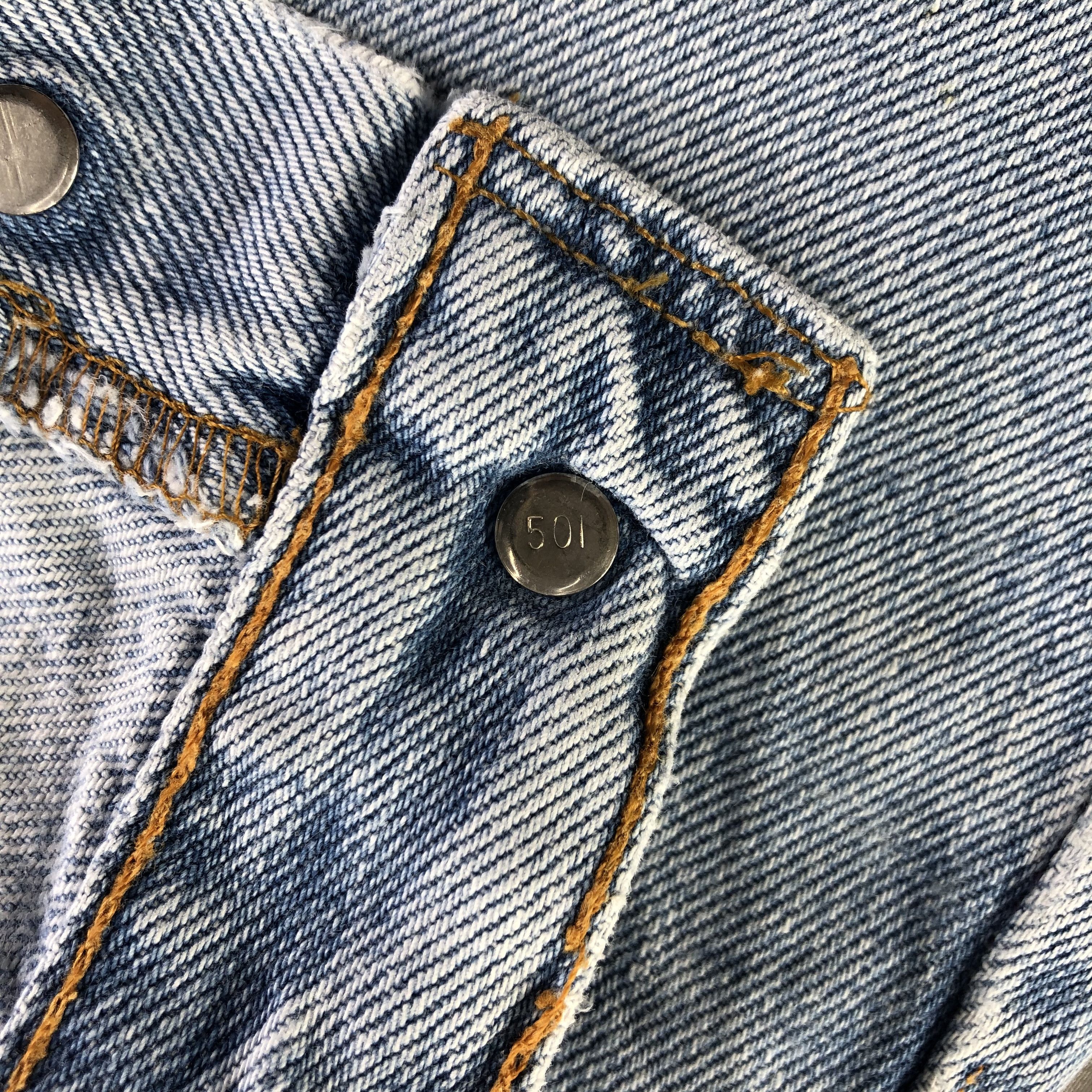 Levi's Vintage 90s Blue Wash Levis 501 Jeans-JM3724 Size US 29 - 9 Thumbnail