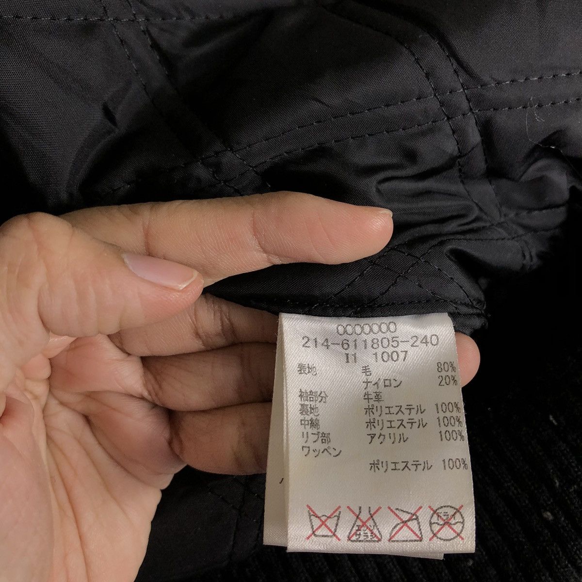 Japanese Brand 🔥90s Vintage Varsity Jacket Tommy Hilfiger Leather Handling Size US L / EU 52-54 / 3 - 14 Thumbnail