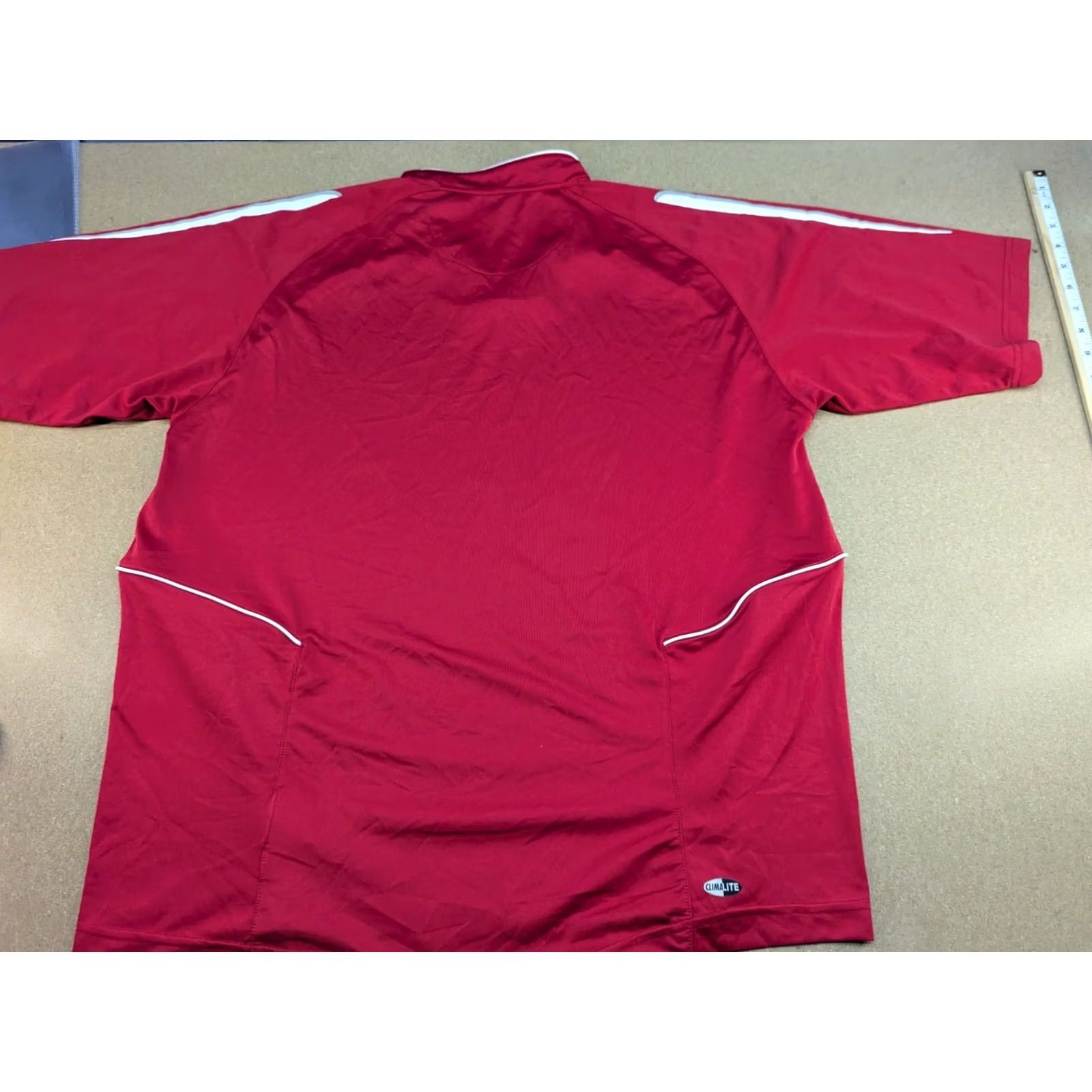 Adidas Adidas Denmark 2005 Handball Team Jersey Mens Size L Football Shirt Short Sleeve Pullover Quick Dry Red 100% Polyester Athletic Sports Jersey Mens Size US L / EU 52-54 / 3 - 2 Thumbnail