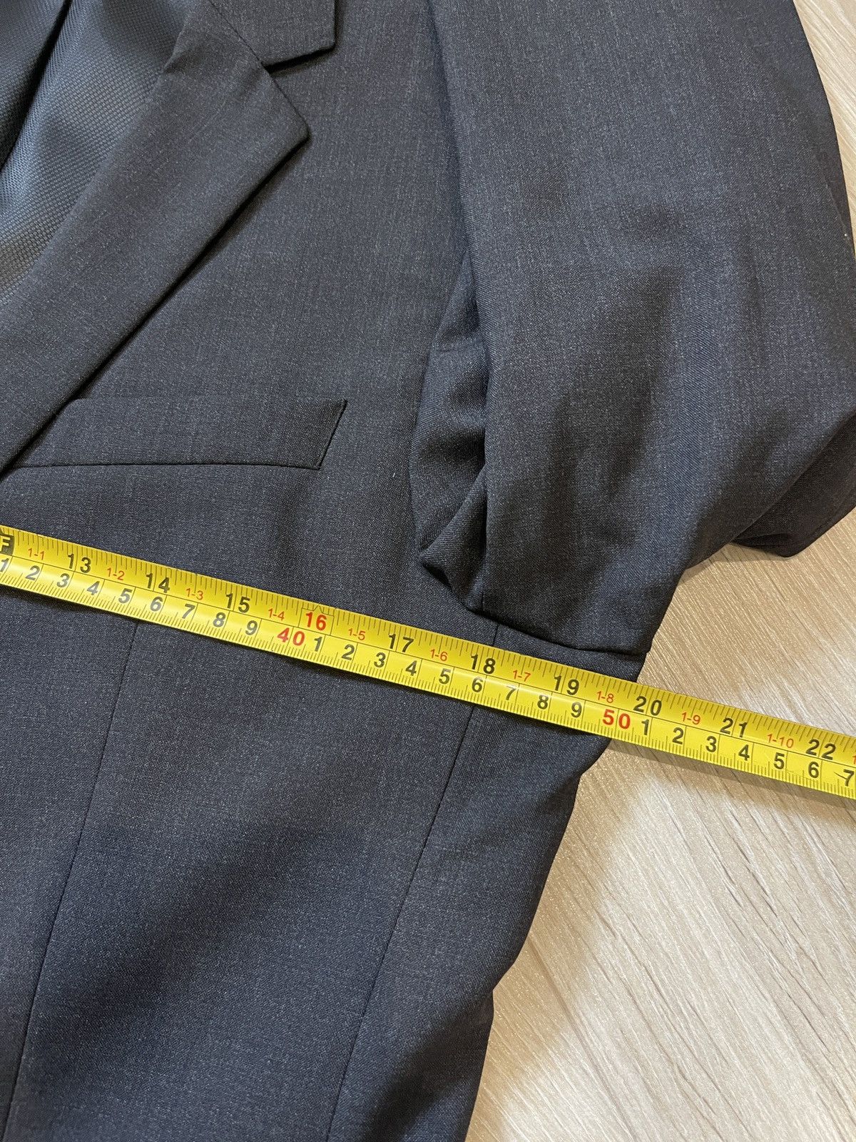 Hugo × Hugo Boss × Vintage Hugo boss classic jacket blazer dark grey 36R Size 36R - 14 Thumbnail