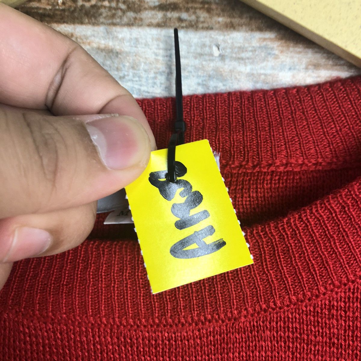 Homespun Knitwear × Japanese Brand Freaks Store Red palin Knitwear #A1858 Size M / US 6-8 / IT 42-44 - 10 Thumbnail