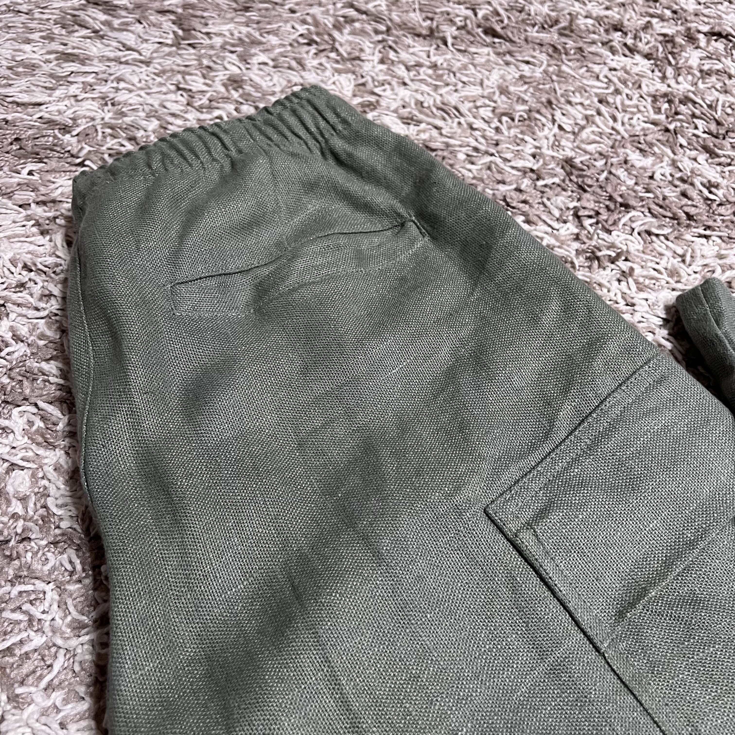 FiveFourFive FiveFourFive Heavy Linen Cargo Pants Size US 32 / EU 48 - 3 Thumbnail