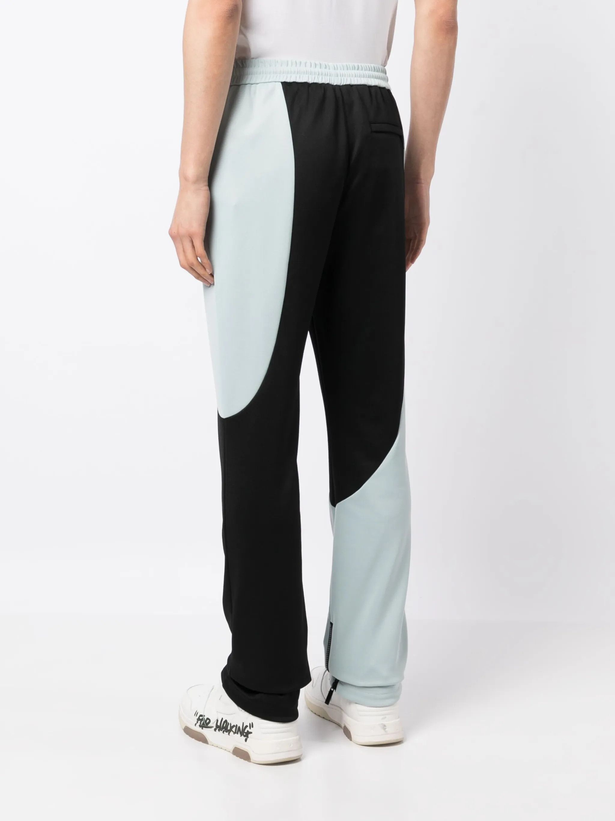 Off-White o1y0225 Logo Jogger & Sweatpant in Sky Blue/Black Size US 32 / EU 48 - 4 Thumbnail