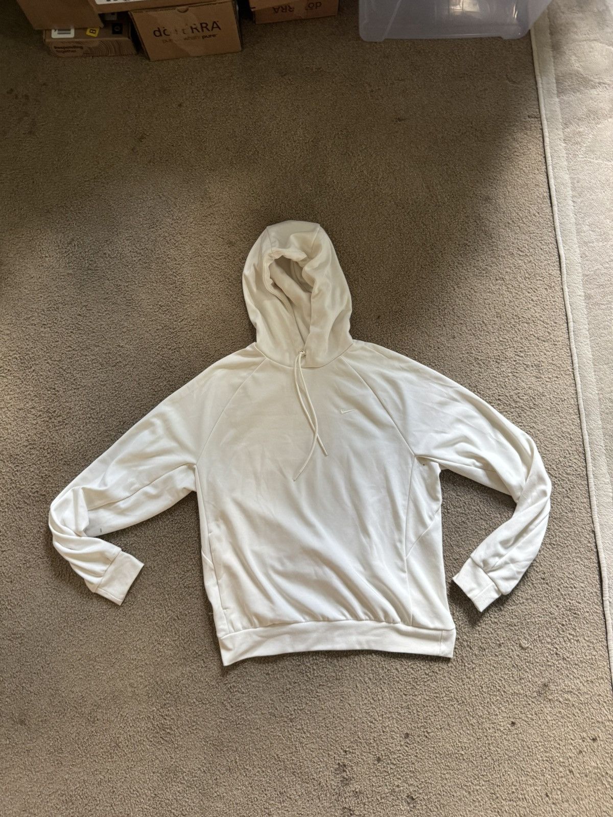 Nike Cream Nike Hoodie Size US M / EU 48-50 / 2 - 1 Thumbnail