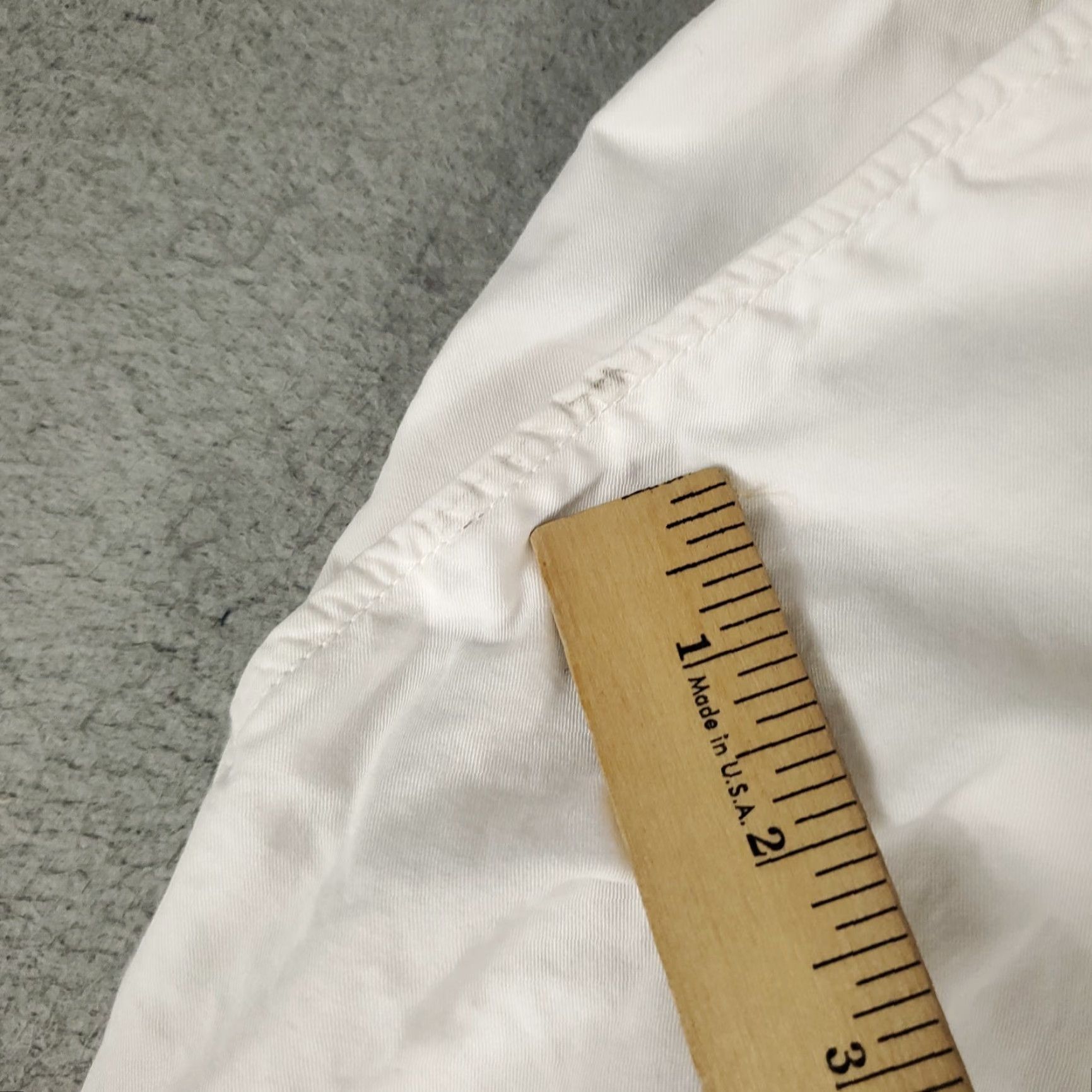 James Perse James Perse Chino Pants Mens 36x29 White Relaxed Flat Front Trousers Size US 36 / EU 52 - 3 Thumbnail