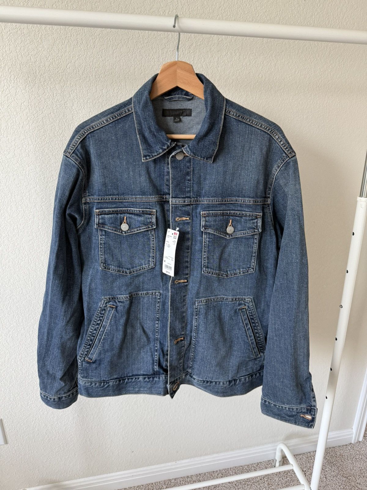 Uniqlo Denim Trucker Jacket Size US M / EU 48-50 / 2 - 1 Thumbnail