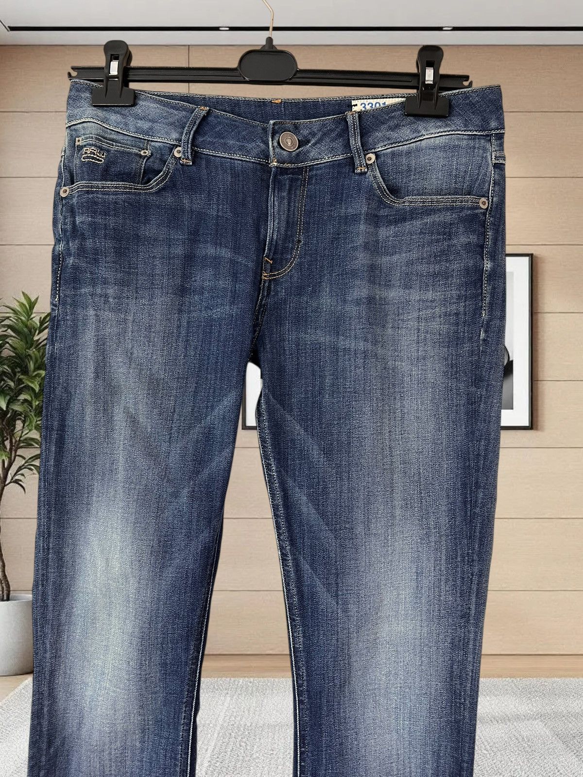 G-Star G-Star Raw 3301 slim fit jeans size W32 L30 Size US 32 / EU 48 - 2 Thumbnail