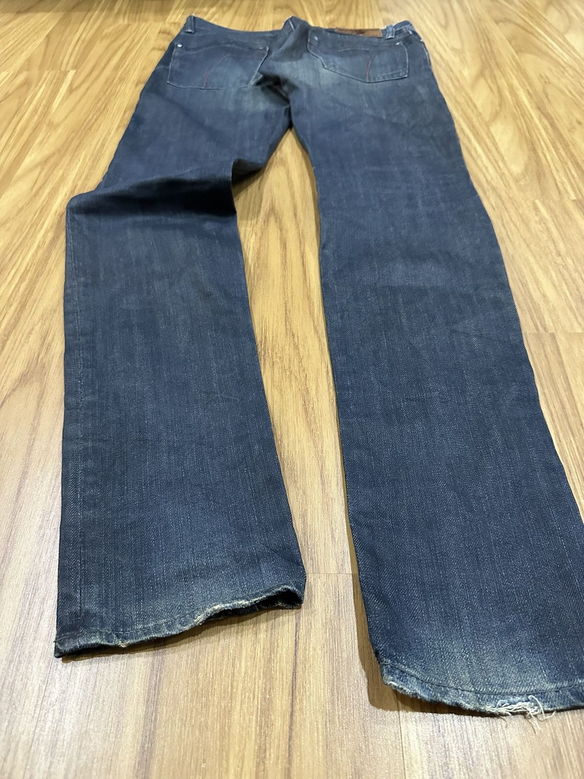 Hysteric Glamour Hysteric Glamour Waxed Distressed Knee Denim Size US 28 / EU 44 - 10 Thumbnail