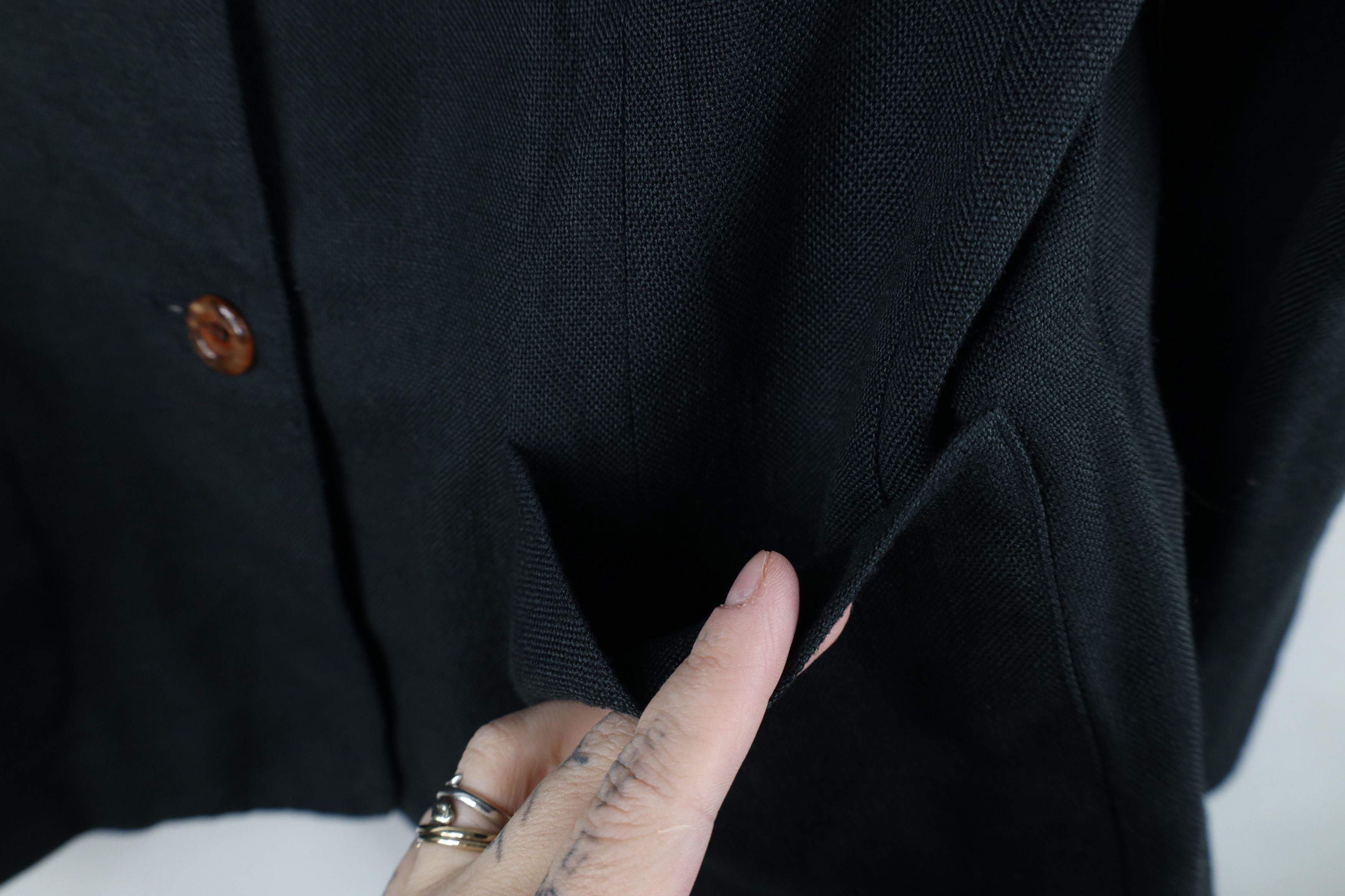 Vintage Vintage 70s Streetwear Knit Suit Coat Blazer Jacket USA Size XL / US 12-14 / IT 48-50 - 7 Thumbnail