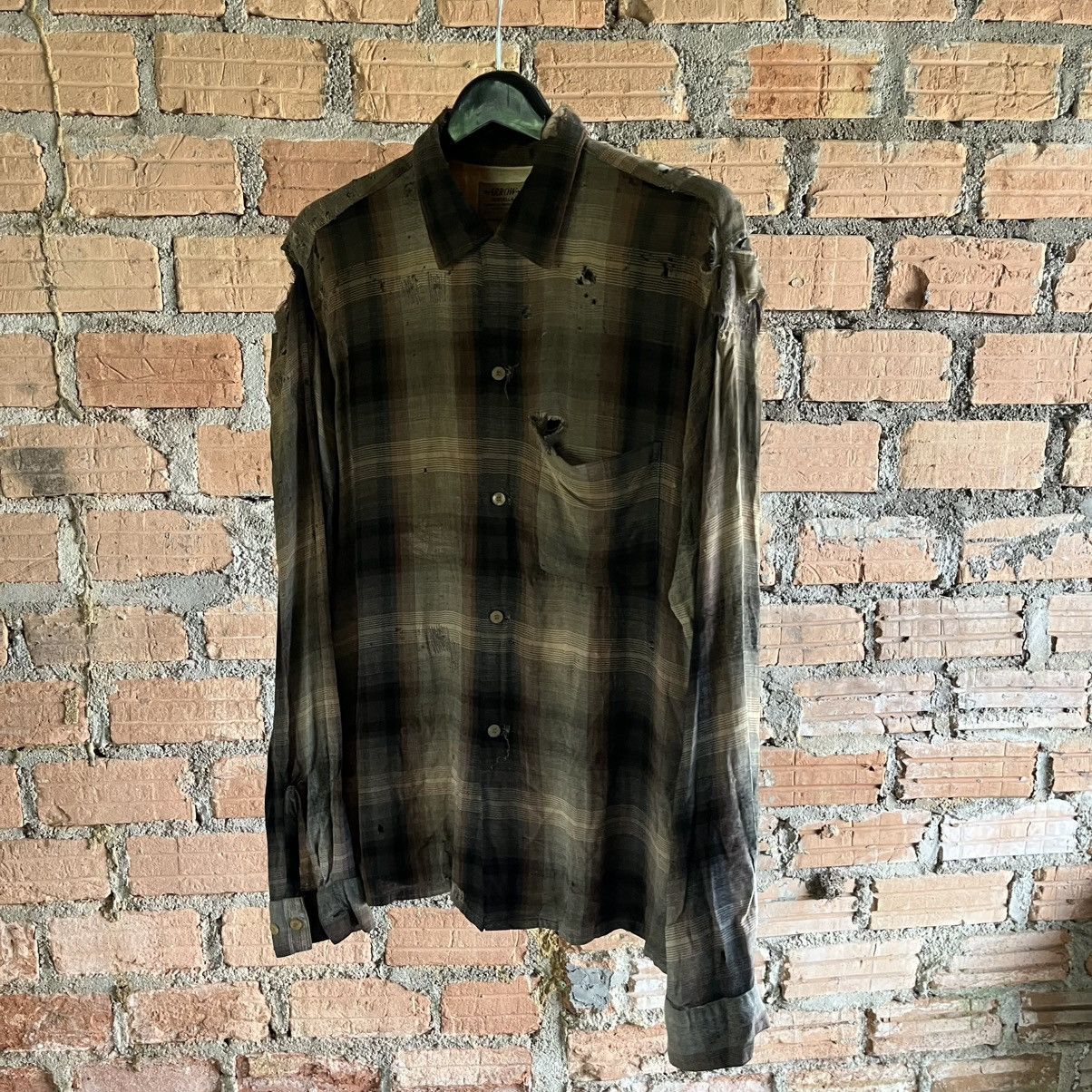 トップス 50s ARROW vintage black rayon shirt 50s ARROW vintage black rayon shirt