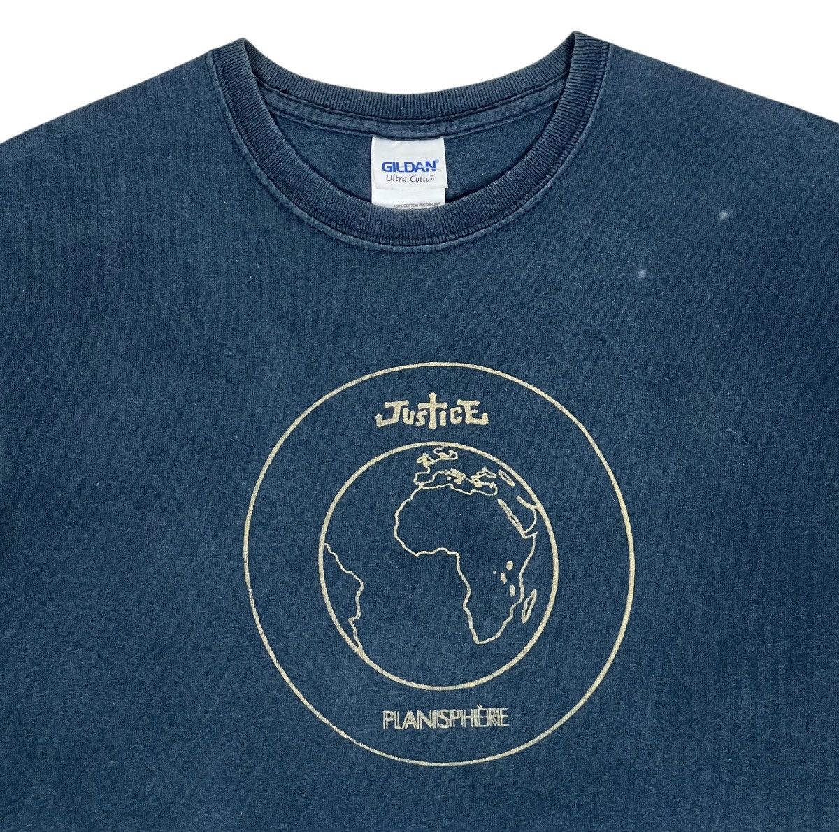 Band Tees Vintage Justice Electronic duo Planisphere 2008 EP Promo Tee Size US S / EU 44-46 / 1 - 3 Thumbnail