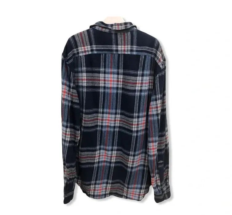 Flannel × Vintage Vintage Old Navy Checked Plaid Tartan Flannel Shirt 👕 Size US XL / EU 56 / 4 - 4 Thumbnail