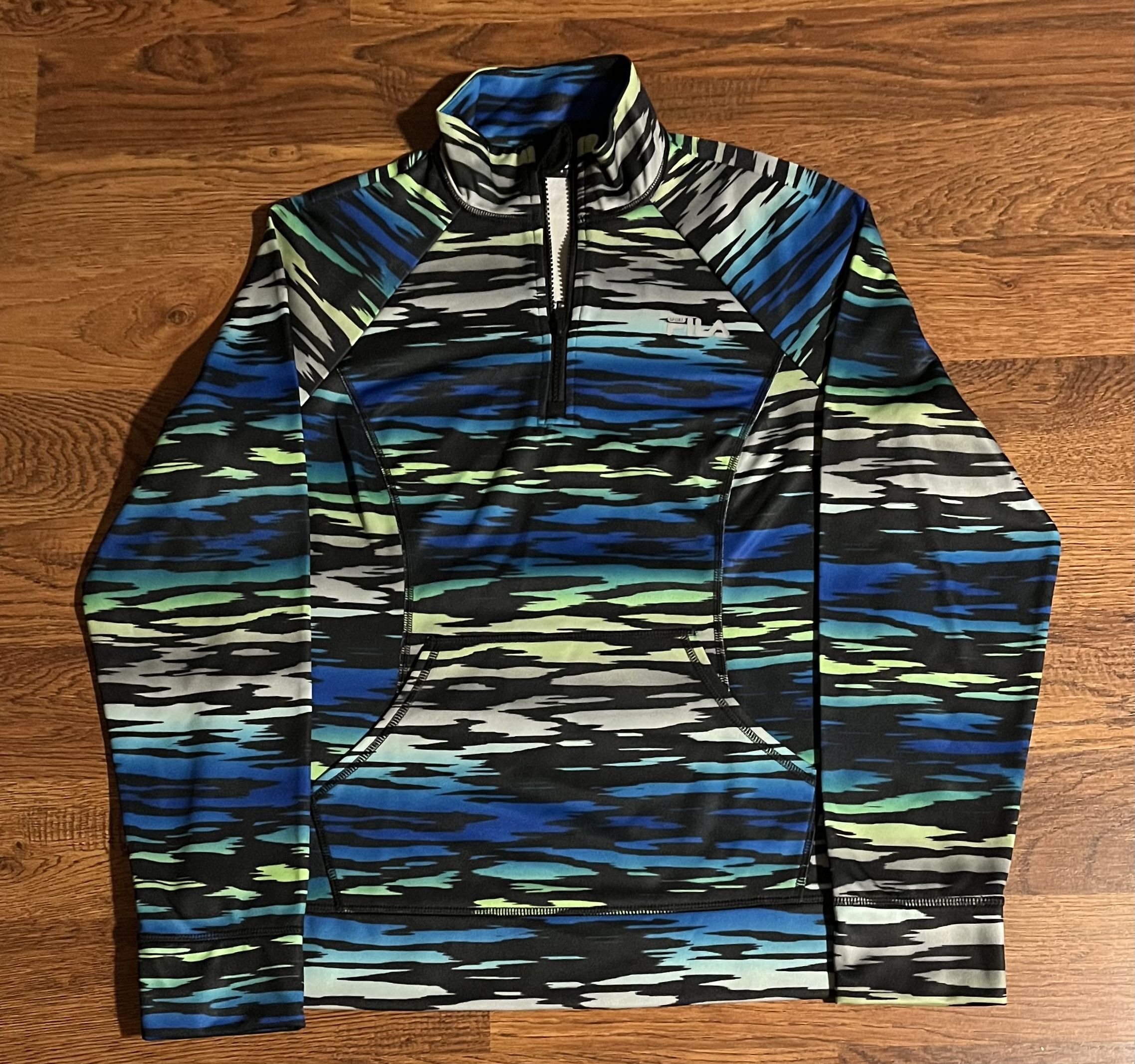 Fila Fila Sport Quarter Zip Pullover Camo Performance Top Size US M / EU 48-50 / 2 - 1 Thumbnail