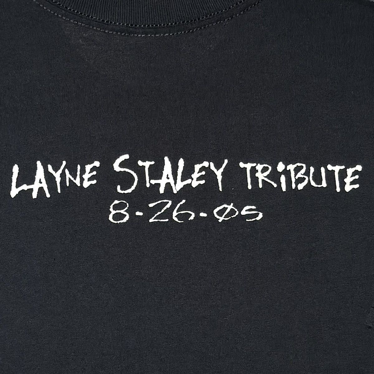 Band Tees Vintage 2005 Layne Staley Memorial T-Shirt, Size M, Rare! Size US M / EU 48-50 / 2 - 5 Thumbnail