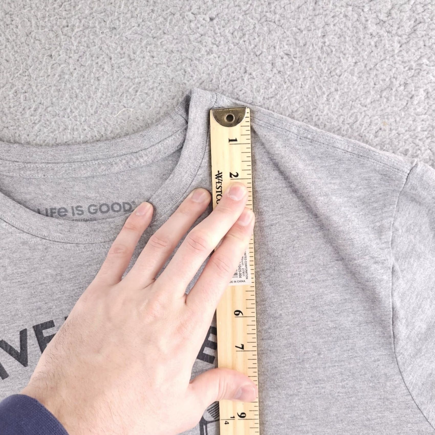 Life is Good Life is Good Shirt Mens L Golf Graphic Tee Short Sleeve Gray Size US L / EU 52-54 / 3 - 6 Thumbnail