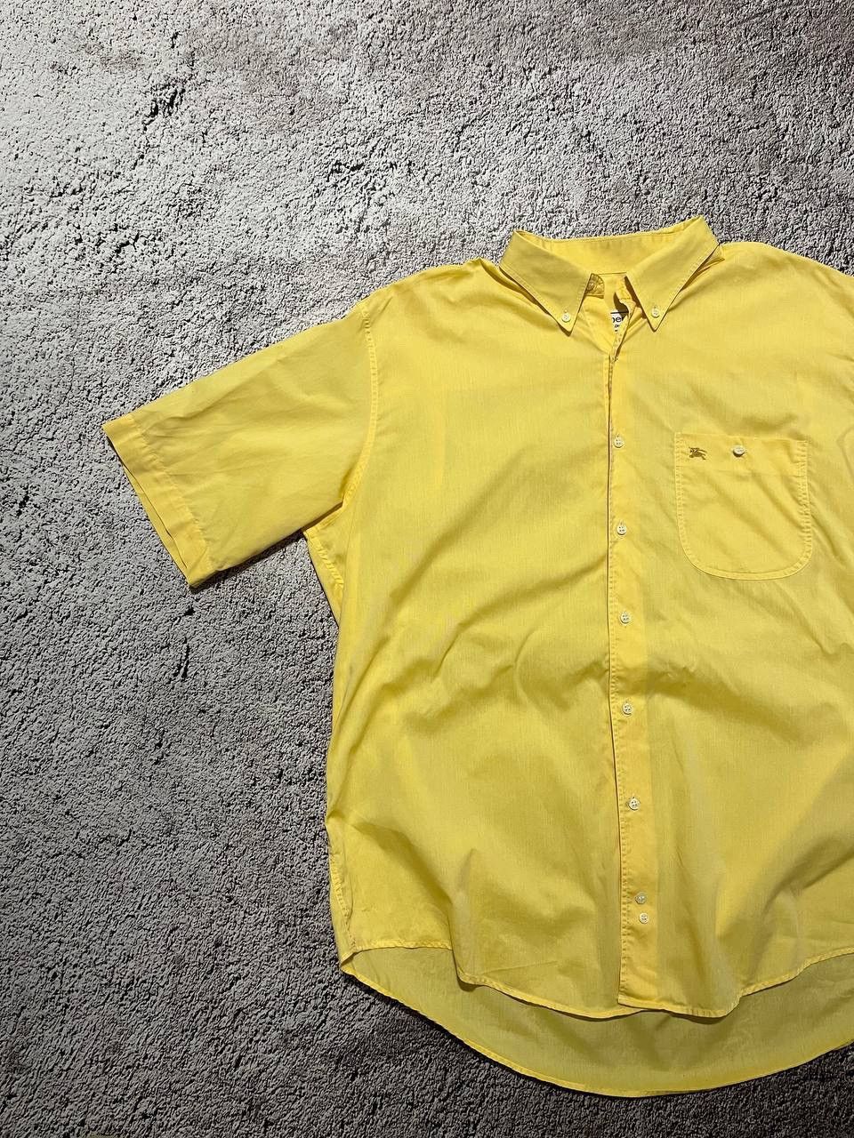Burberry × Vintage Burberry Shirt for Men London Yellow Vintage Size S Size US M / EU 48-50 / 2 - 3 Thumbnail