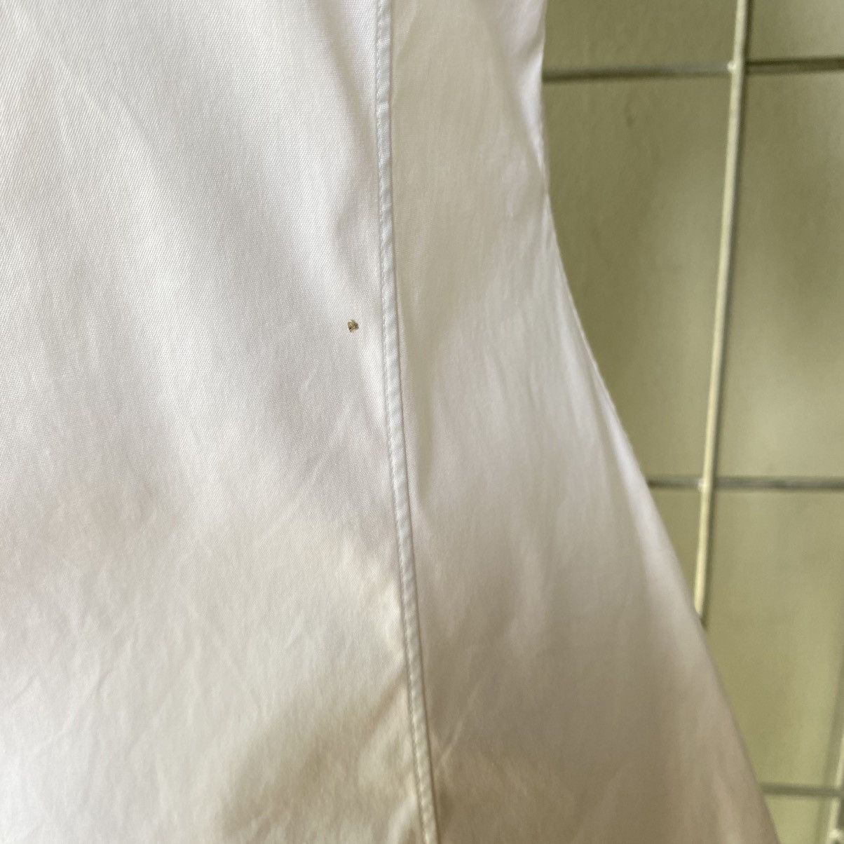 Jil Sander JIL SANDER White Collared Button-Down Blouse Size XXS / US 00 / IT 34 - 14 Thumbnail