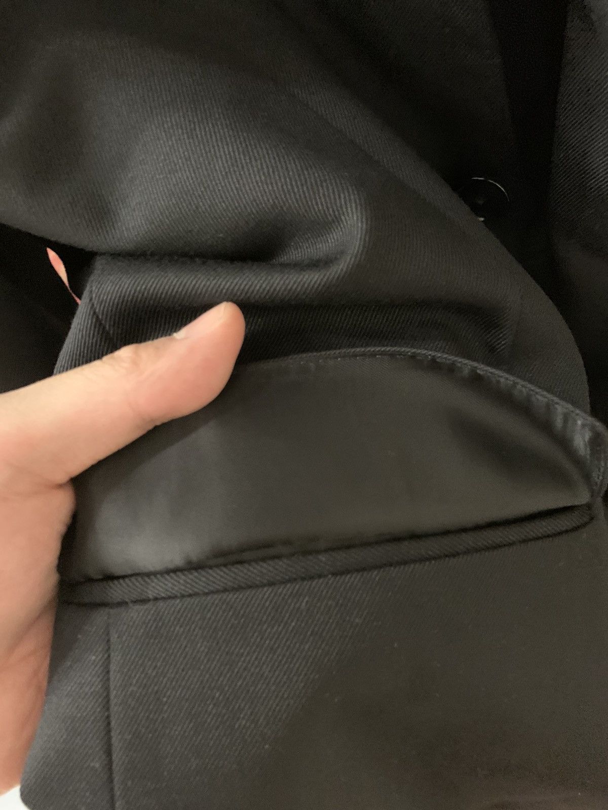 Celine Celine 2024FW Black Wool Diagonal officer jacket Size US S / EU 44-46 / 1 - 6 Thumbnail