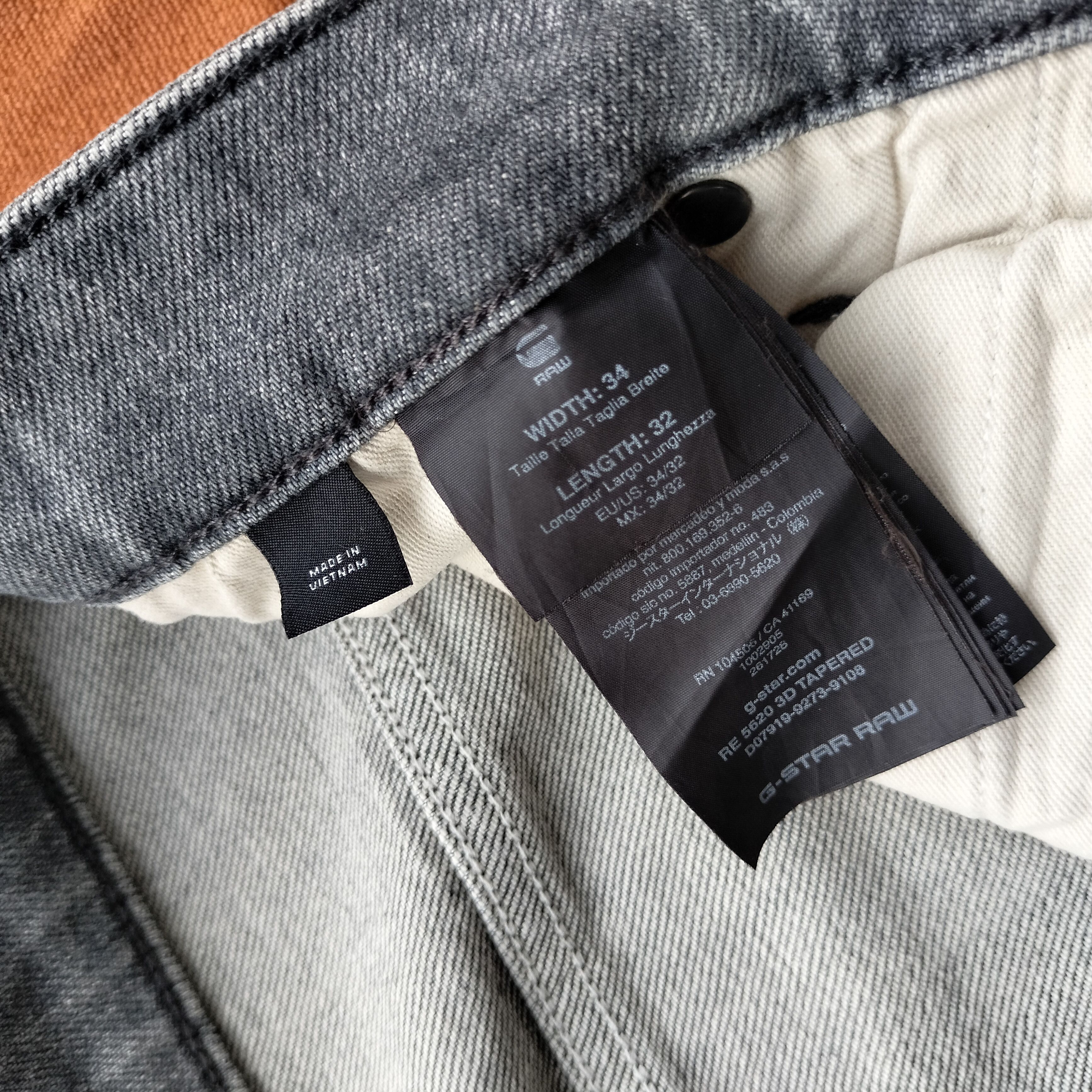 G-Star G Star raw 5620 3D tapered distressed denim Size US 34 / EU 50 - 11 Thumbnail