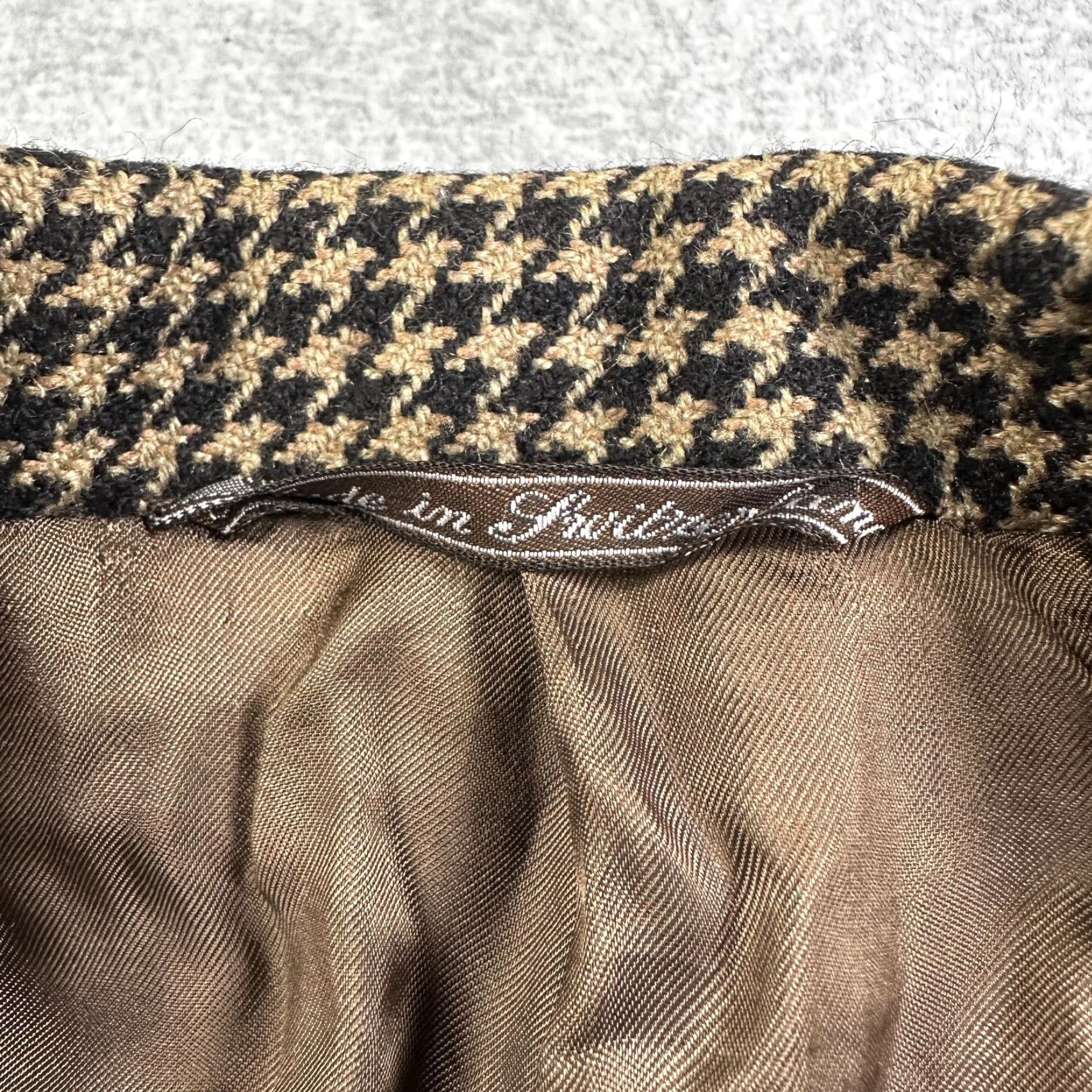Ermenegildo Zegna VINTAGE Ermenegildo Zegna Sport Coat Blazer Mens 44 Brown Cashmere Tweed Switzerland Size 44R - 2 Thumbnail
