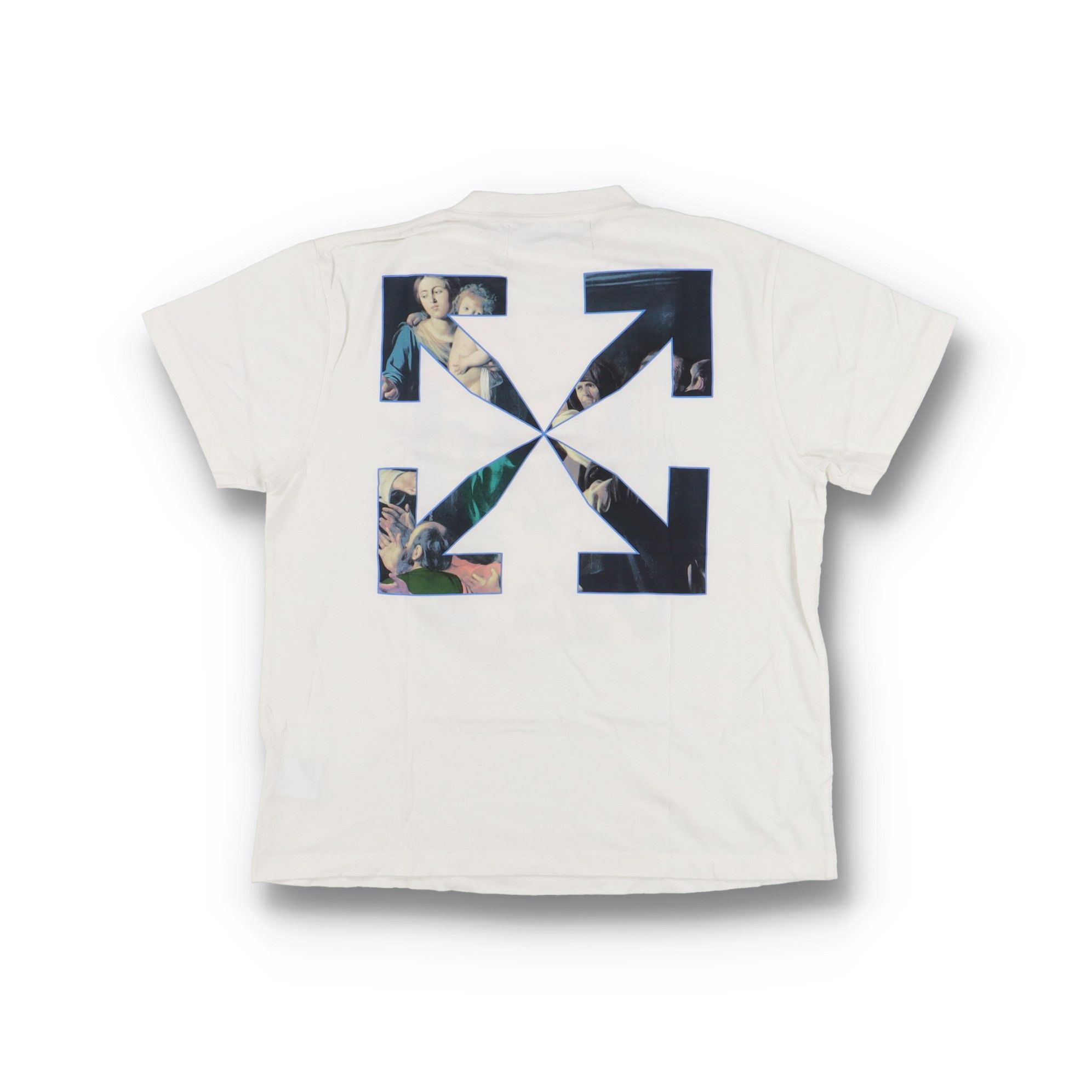 Off-White White Caravaggio Arrows Oversized T-Shirt Size US S / EU 44-46 / 1 - 7 Thumbnail