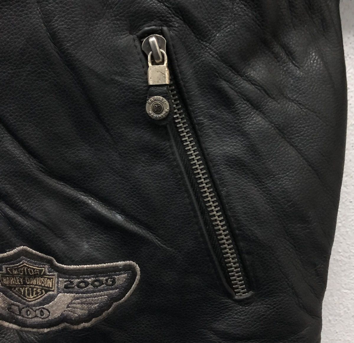 Harley Davidson Vintage Harley Davidson Motorcycles Leather Jacket Size US L / EU 52-54 / 3 - 10 Thumbnail