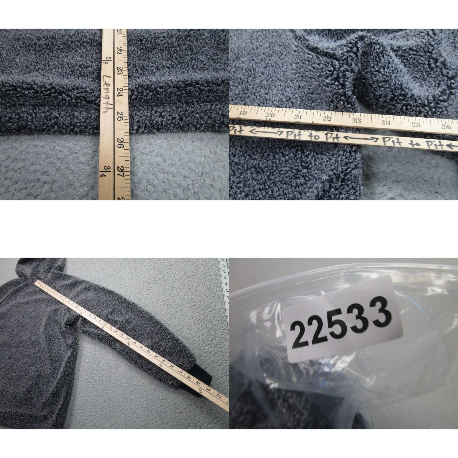 Nike Nike Hoodie Mens Small Gray Sherpa Fleece 1/4 Zip Kangaroo Pocket Pullover NSW Shirt Pullover Mens Size US S / EU 44-46 / 1 - 8 Thumbnail