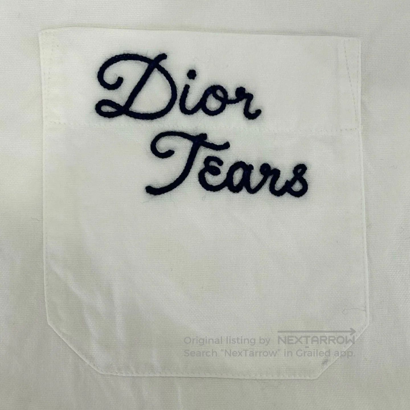 Dior Dior x Denim Tears FW23 Solid Logo Shirt. Size US M / EU 48-50 / 2 - 6 Thumbnail