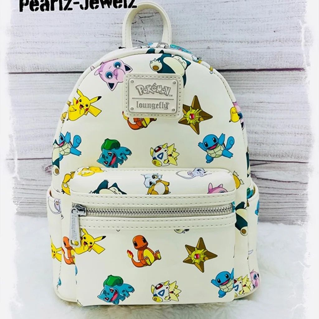 Disney Loungefly Pokemon Character Allover AOP Backpack Pikachu Bu Size ONE SIZE - 1 Thumbnail