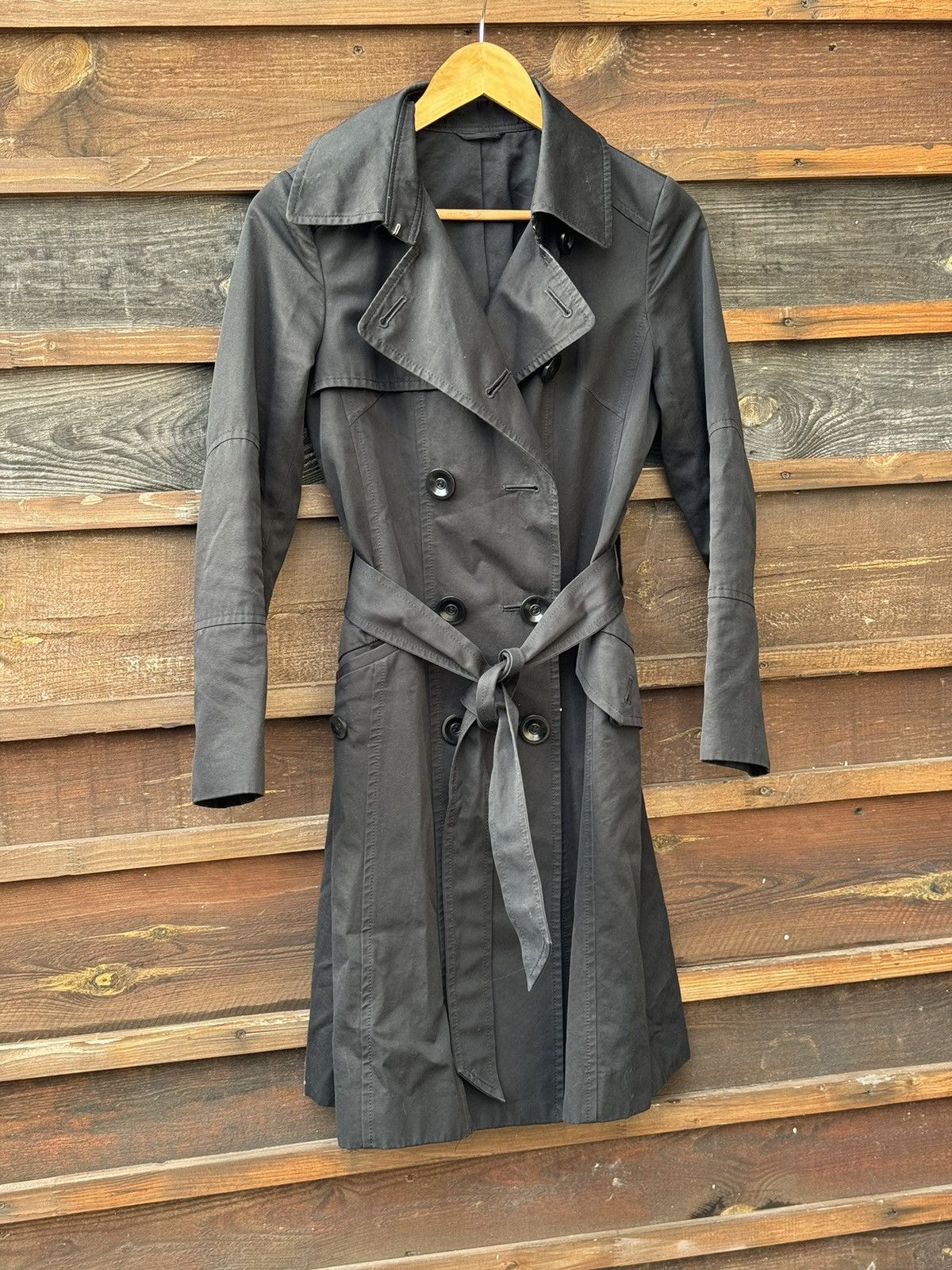 If Six Was Nine Made in Japan Manouqua black belt trench coat Size XS / US 0-2 / IT 36-38 - 3 Thumbnail